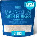Magnesium Flakes with MSM – Dead Sea Magnesium Chloride for Soaking | Magnum Solace