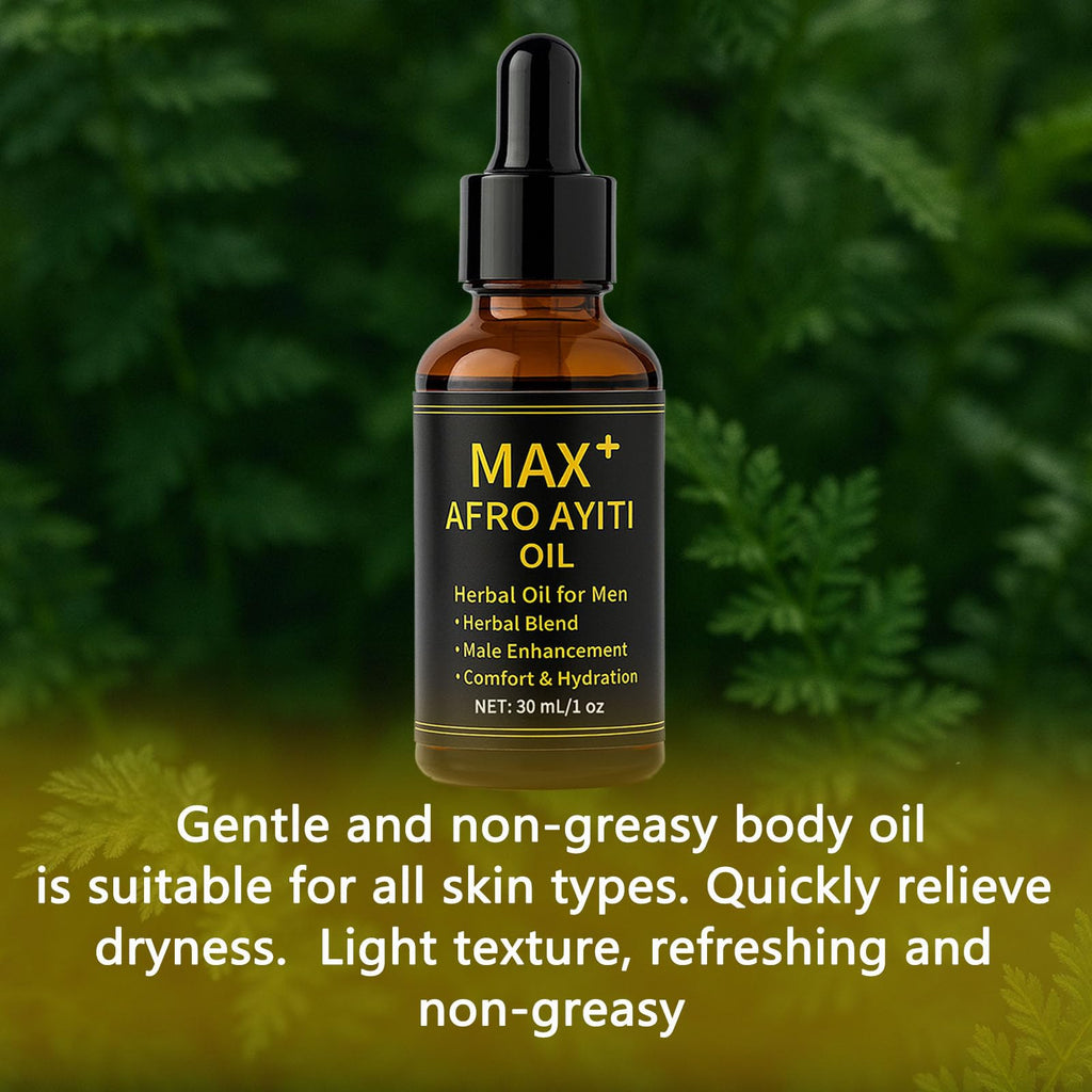 Maidlure Max+ Afro Ayiti Oil – Natural Herbal Massage Oil for Vitality Support