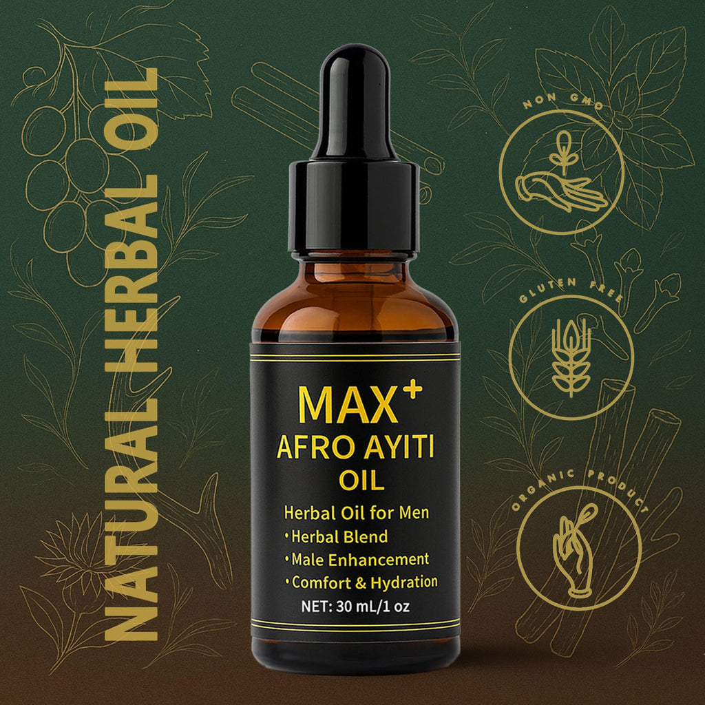 Maidlure Max+ Afro Ayiti Oil – Natural Herbal Massage Oil for Vitality Support