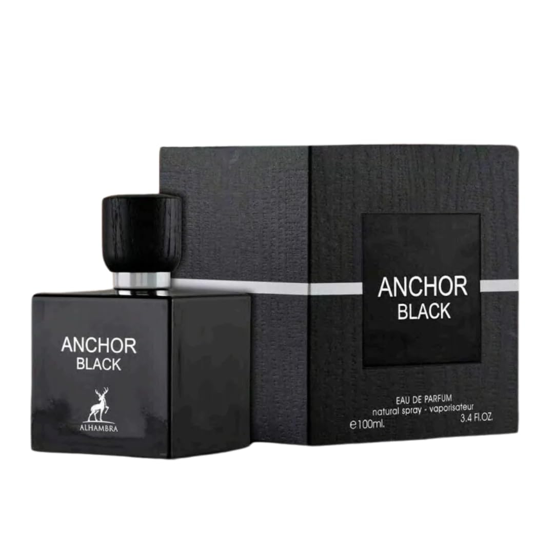 Maison Alhambra Anchor Black Eau de Parfum for Men – 3.4 oz