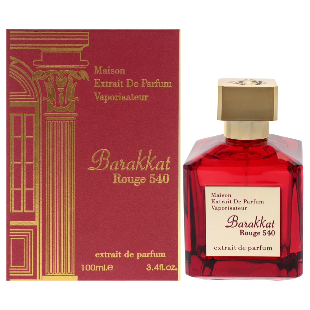 Barakkat Rouge 540 by Maison Alhambra for Women – 3.4 oz Extrait de Parfum Spray