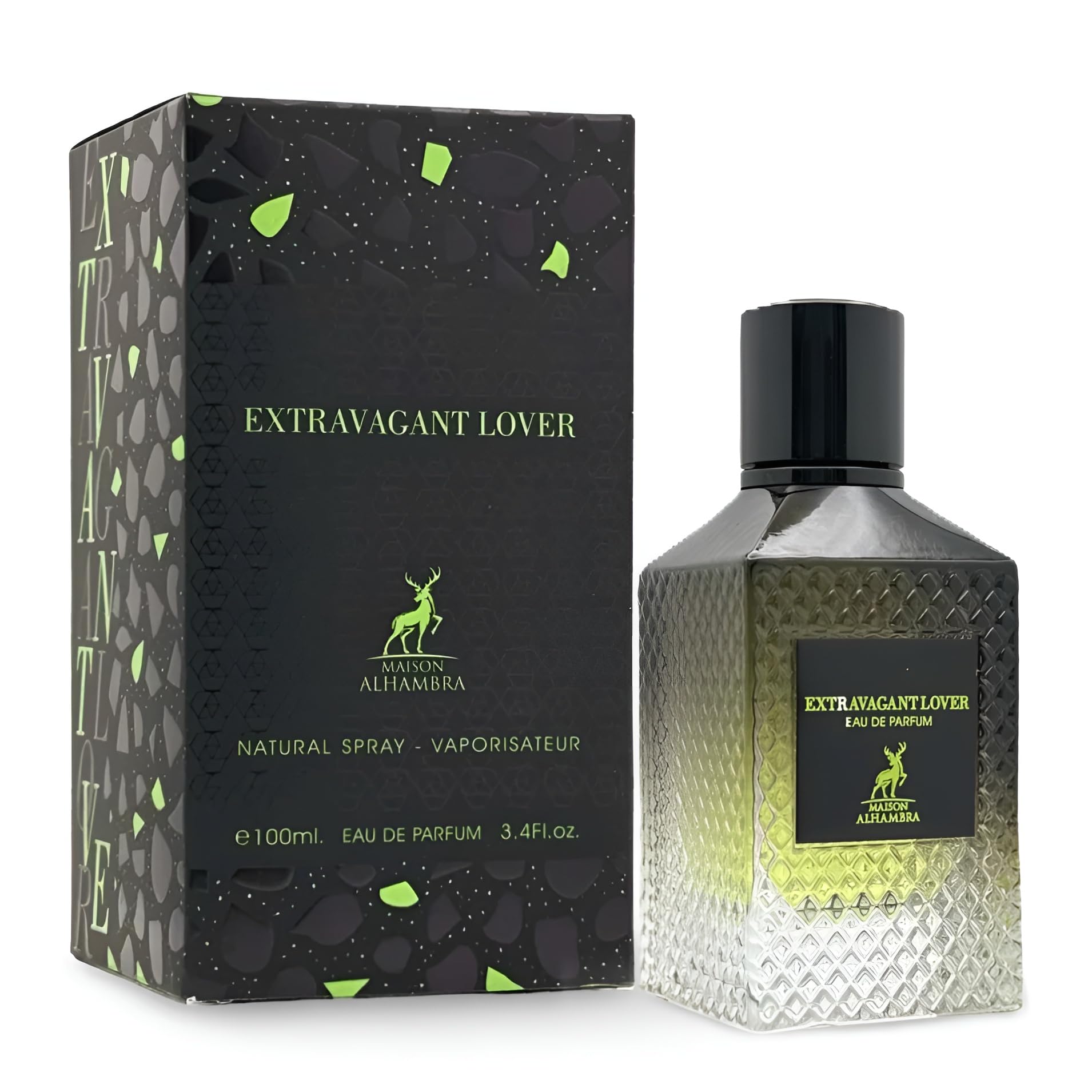 Maison Alhambra Extravagant Lover – Unisex Eau de Parfum 100 ml | Fruity Gourmand Woody Amber