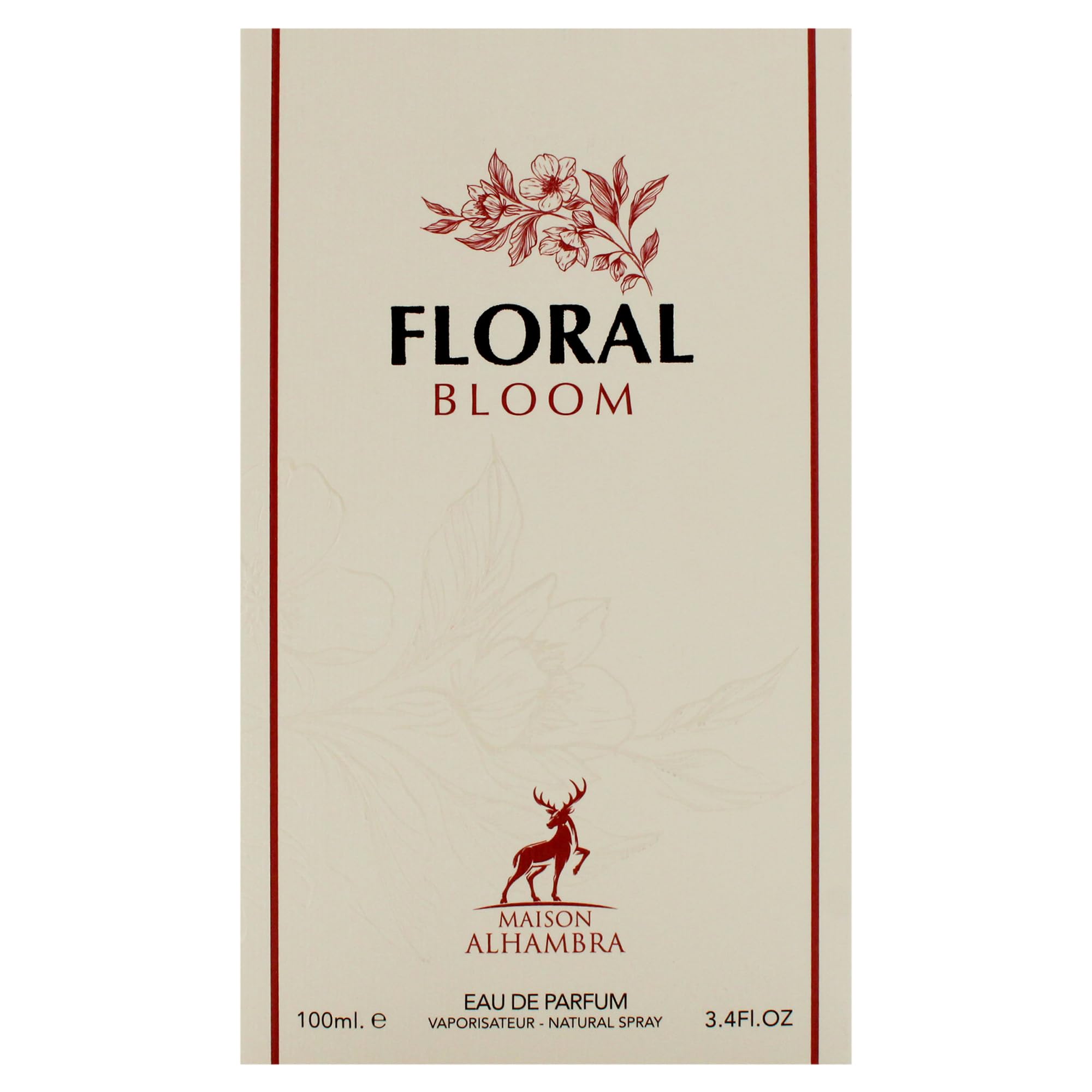Floral Bloom by Maison Alhambra – 3.4 oz Women’s EDP Spray