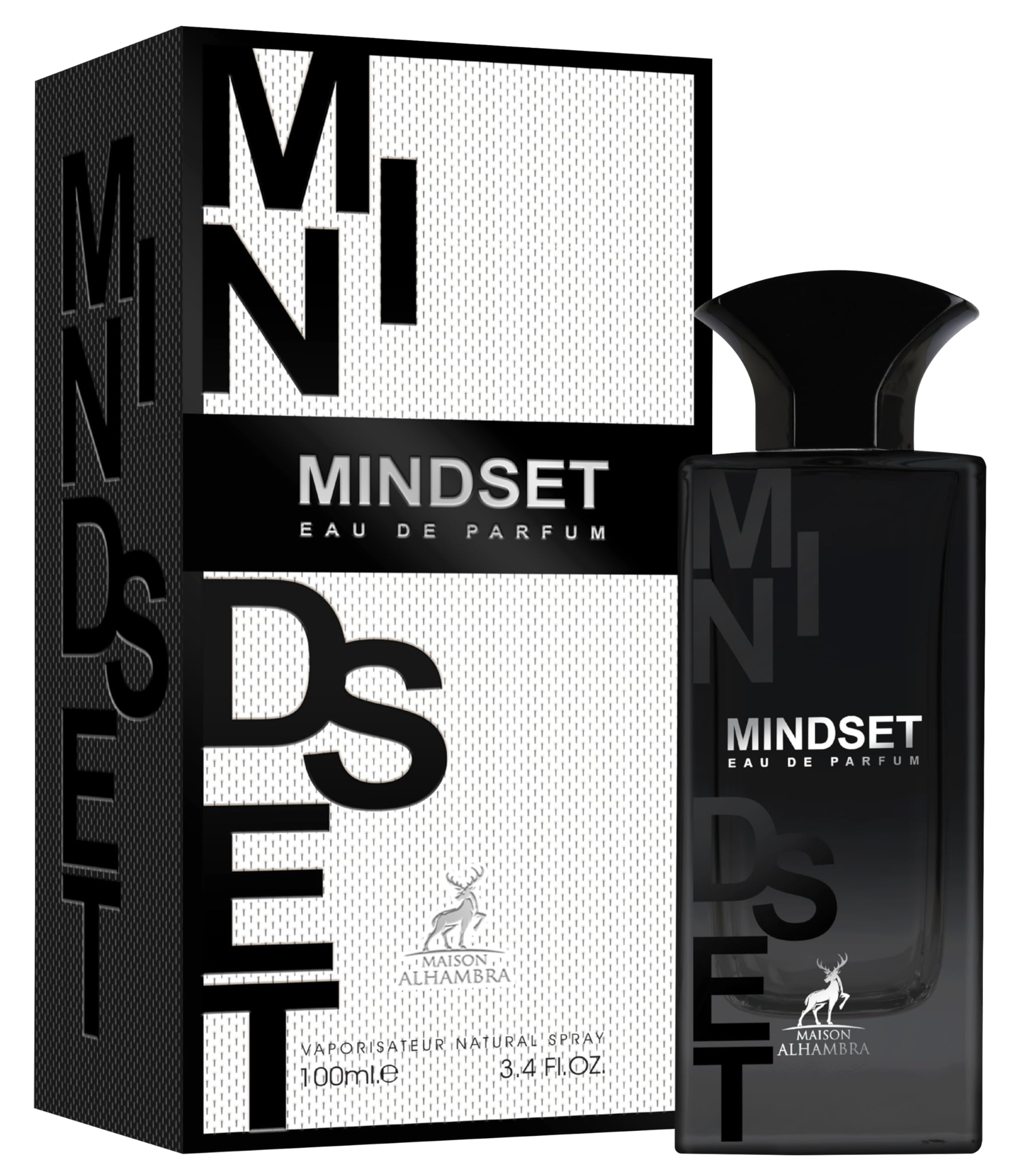Maison Alhambra Mindset Eau de Parfum – Unisex Citrus Gourmand Floral Amber 100 ml