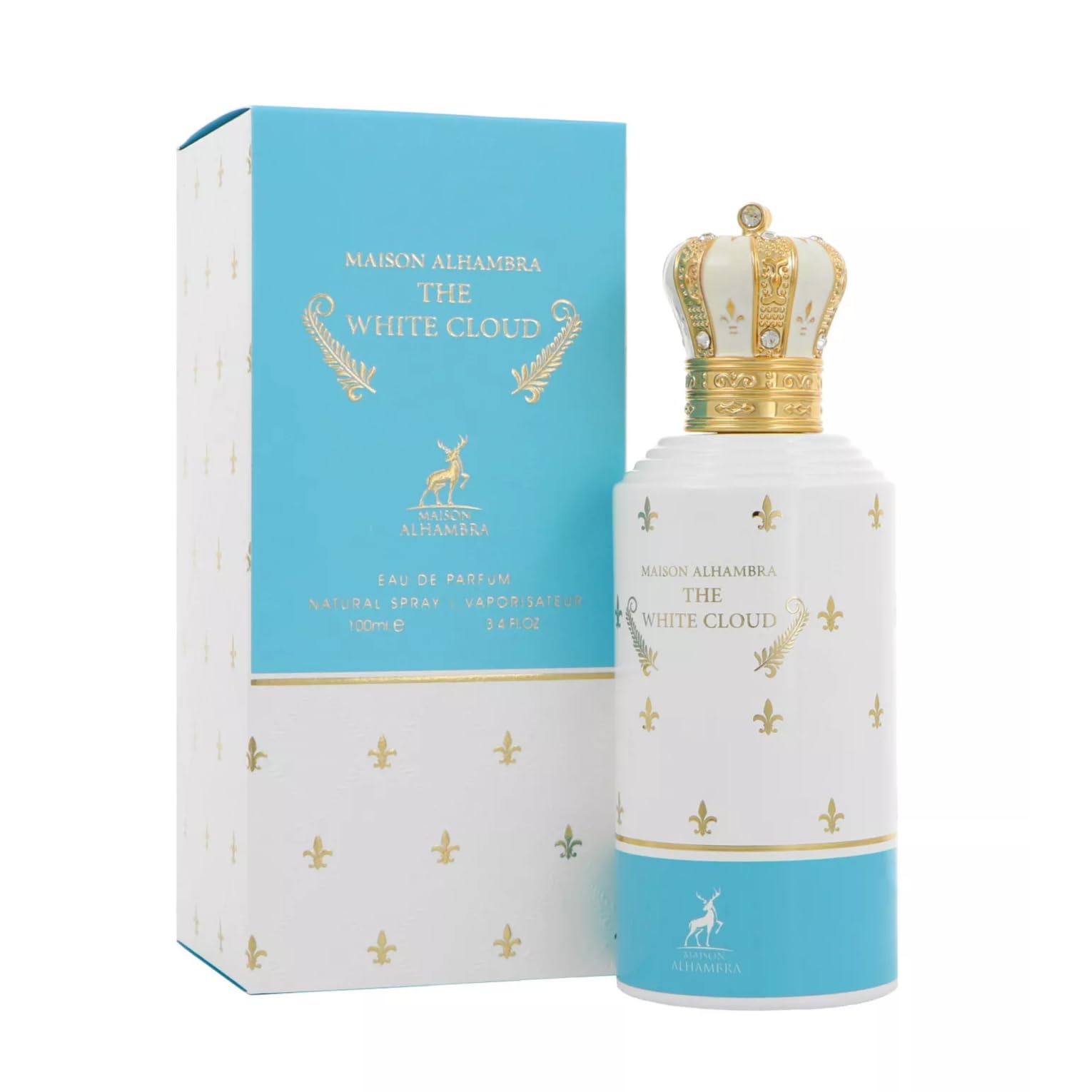 Maison Alhambra The White Cloud Eau de Parfum – Unisex, 100 ml | Soft, Creamy Gourmand Floral Woody