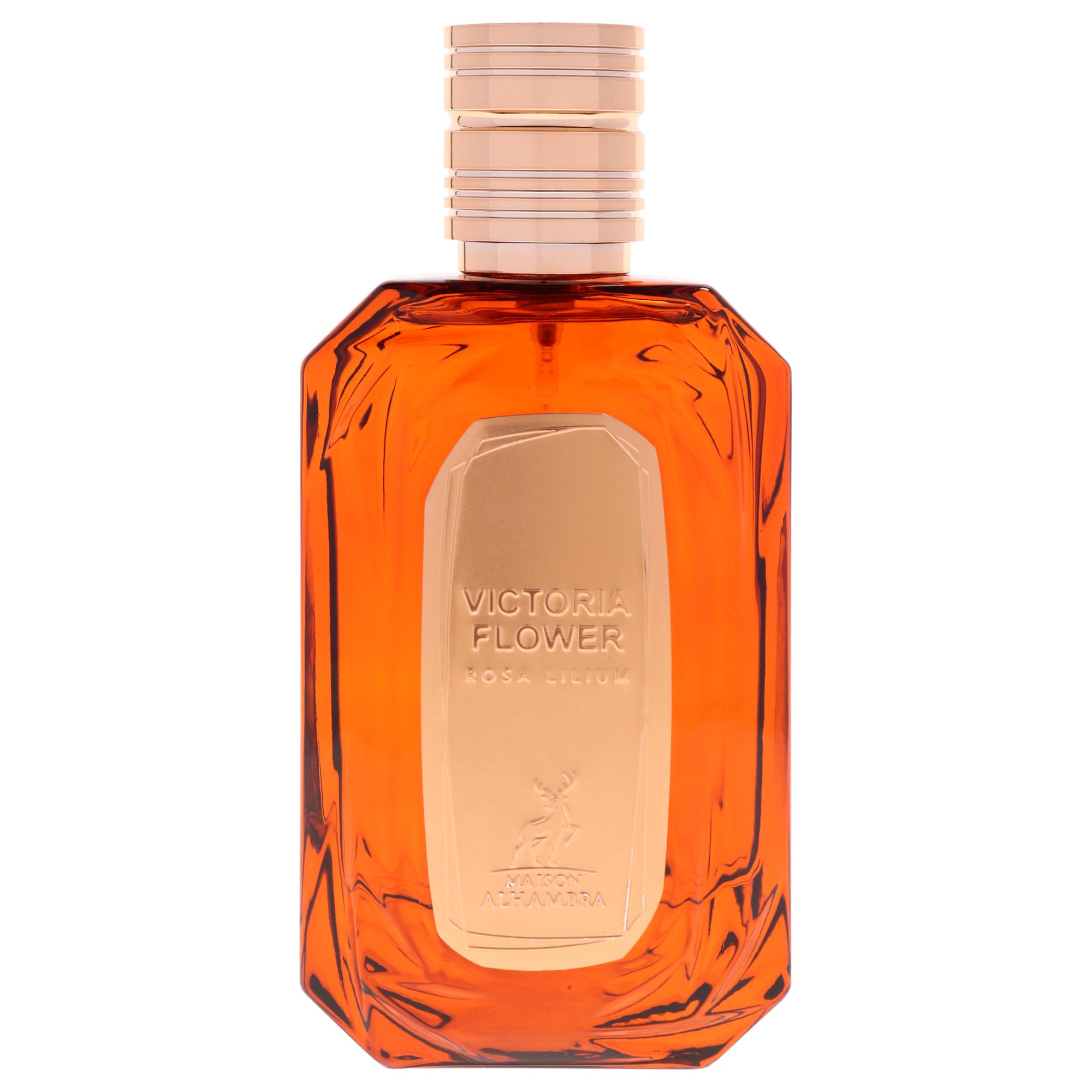 Victoria Flower by Maison Alhambra for Women - Rosa Lilium EDP, 3.4 oz