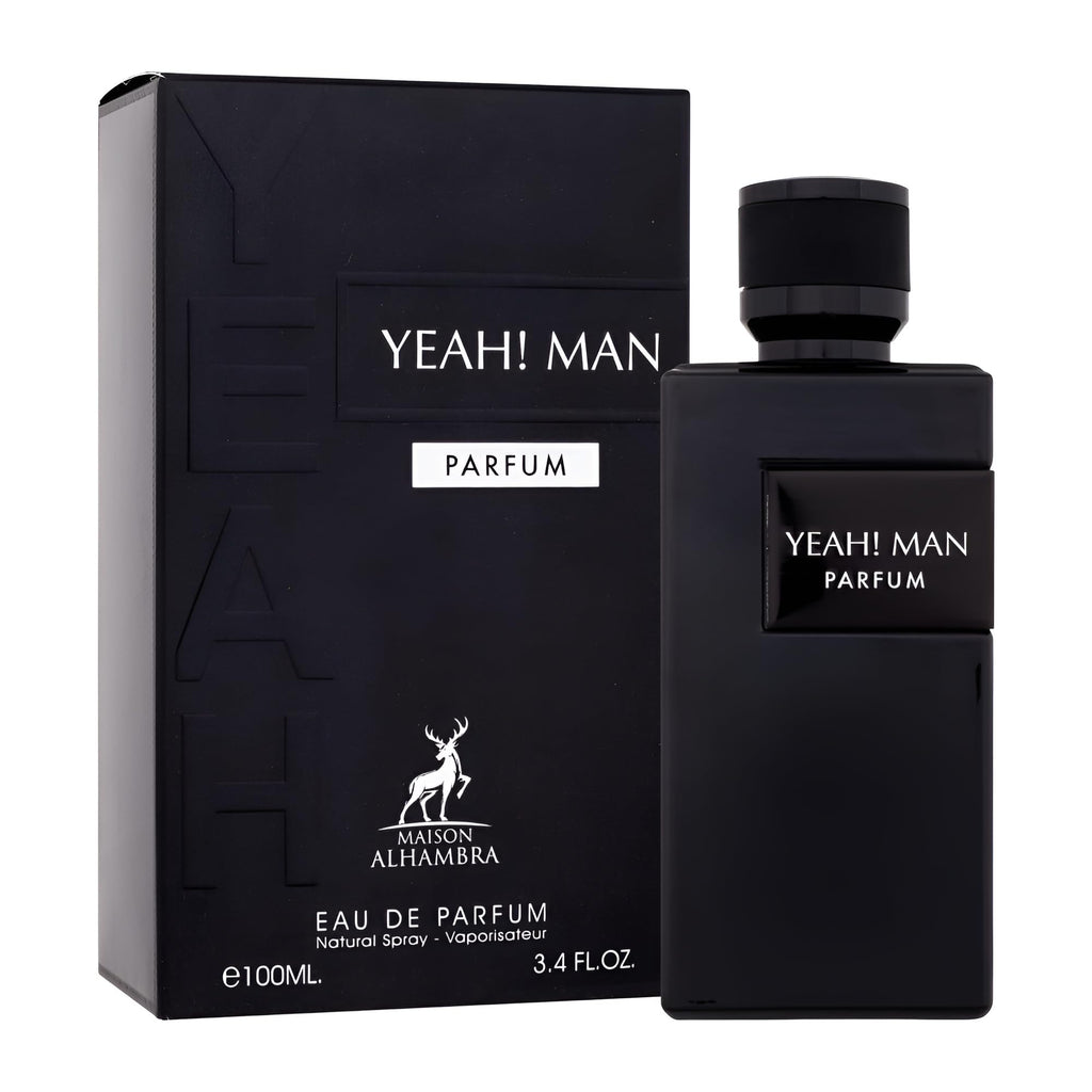 Maison Alhambra Yeah! Man Parfum – Eau de Parfum Spray for Men, 3.4 oz / 100 ml