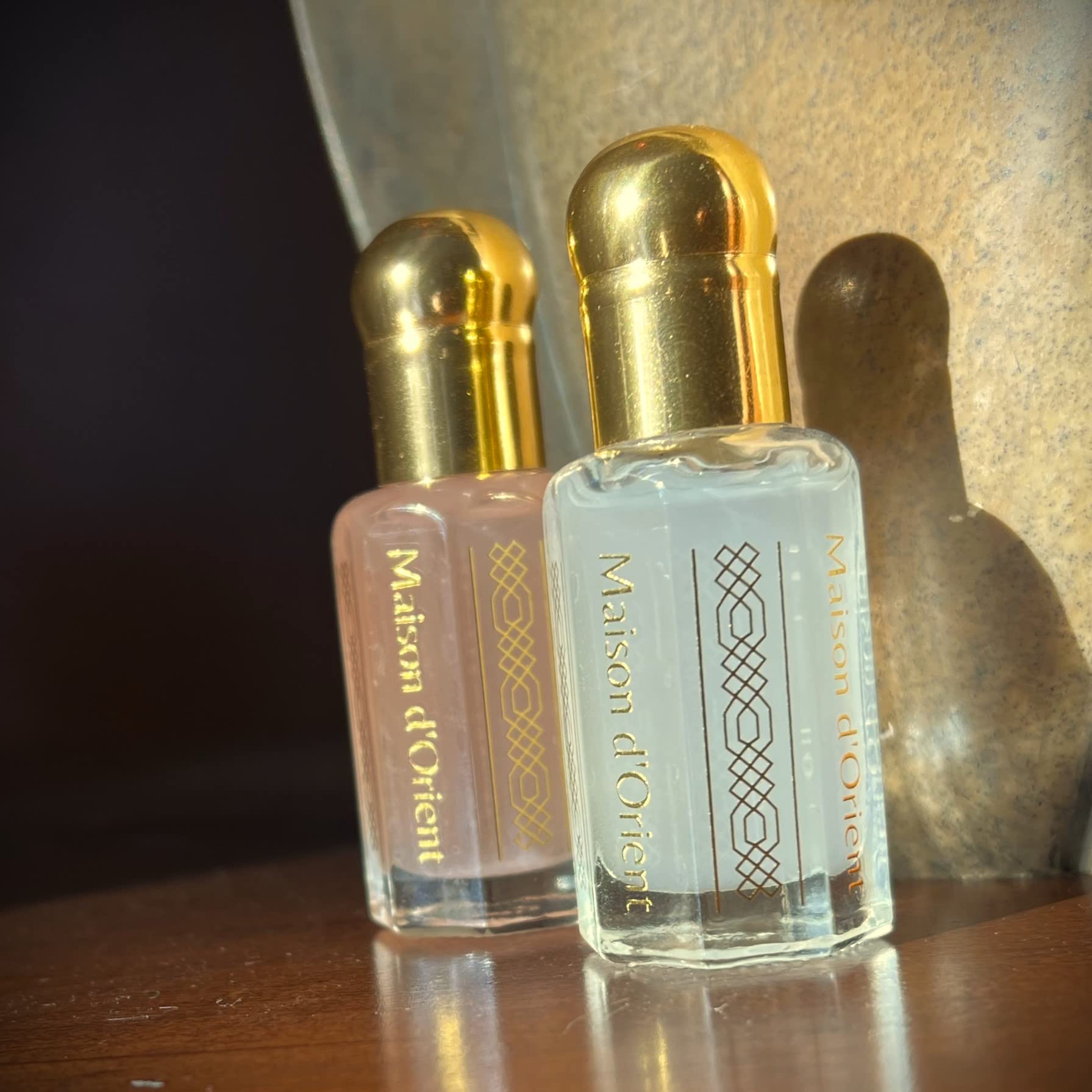 Maison d'Orient Tahara Collection 2x6mL – Pink Musk & White Musk Body Oil Perfume for Women