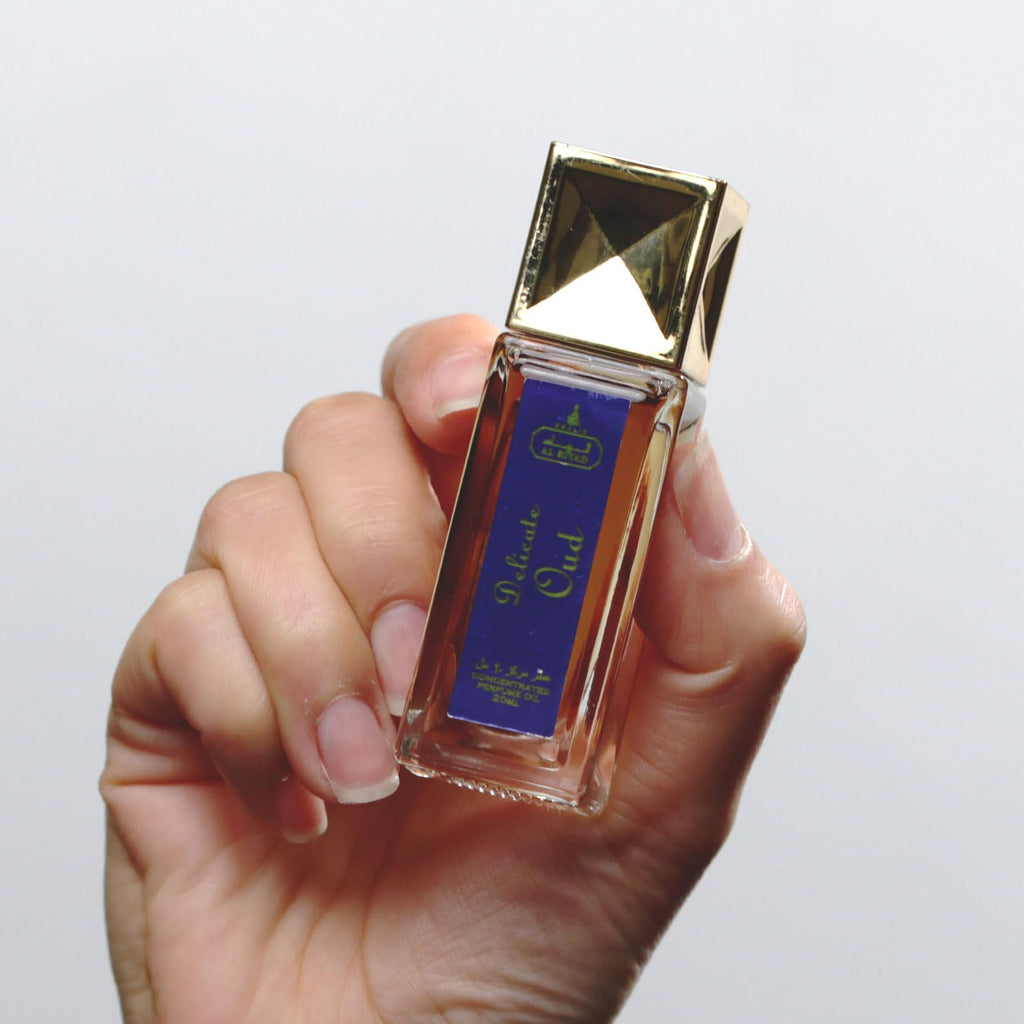 Maison d'Orient Delicate Oud by ALRIYAD – 20ml Unisex Oriental Woody Perfume Oil Roll-On