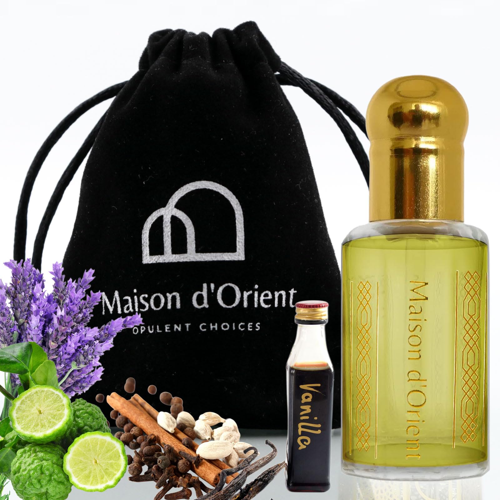 Granada 12mL Perfume Oil for Men by Maison d'Orient – Alcohol-Free Attar-Style