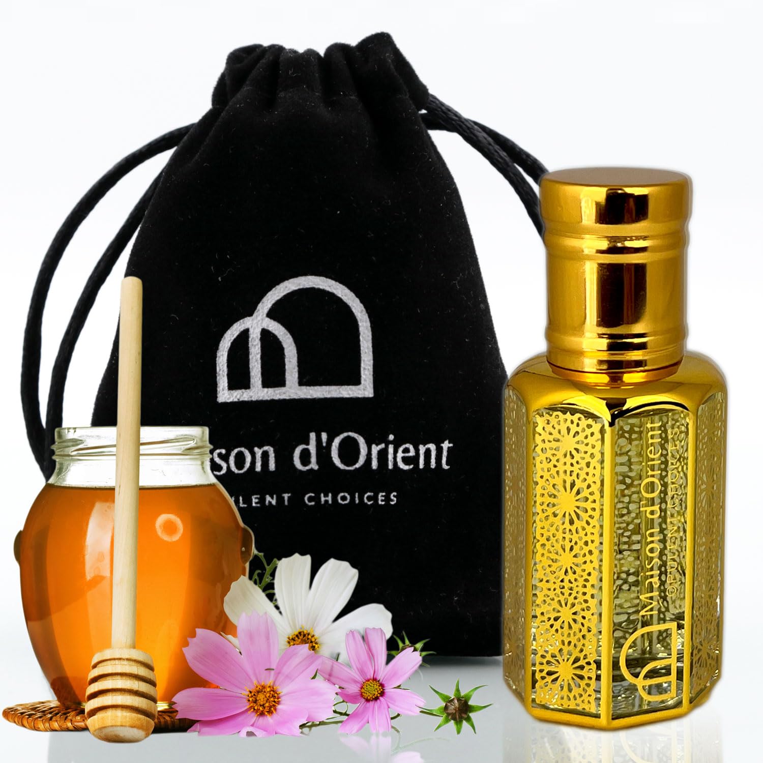 MdO Khamrah Perfume Oil 12mL | Unisex Oriental Fragrance | Cinnamon, Praline, Amber & Vanilla | Long-Lasting Scent | Maison d'Orient