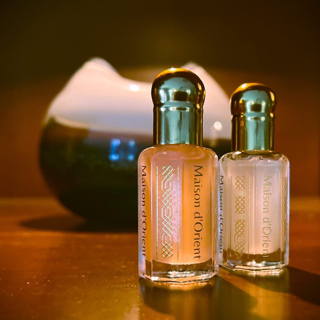 Maison d'Orient Tahara Collection 2x6mL – Pink Musk & White Musk Body Oil Perfume for Women