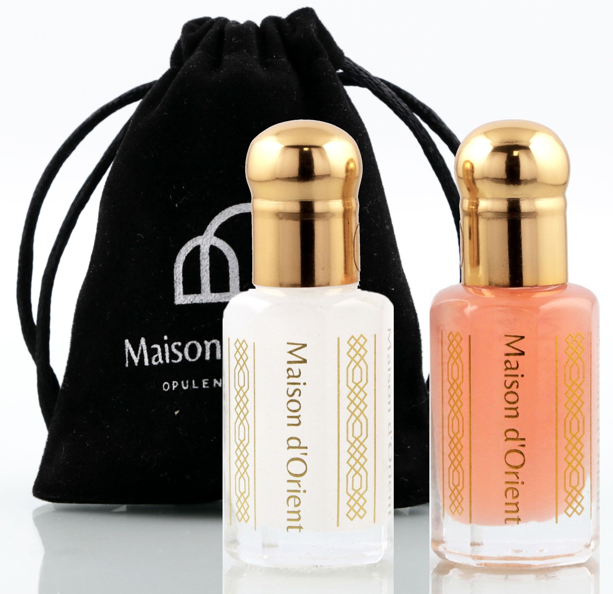 Maison d'Orient Tahara Collection 2x6mL – Pink Musk & White Musk Body Oil Perfume for Women