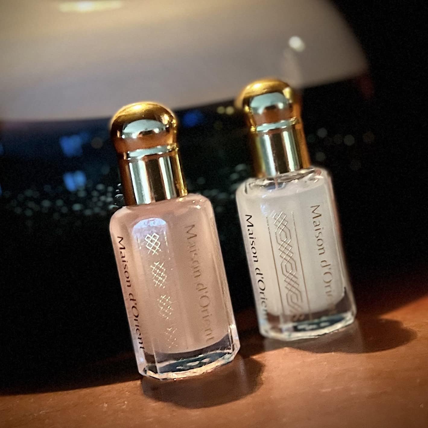 Maison d'Orient Tahara Collection 2x6mL – Pink Musk & White Musk Body Oil Perfume for Women