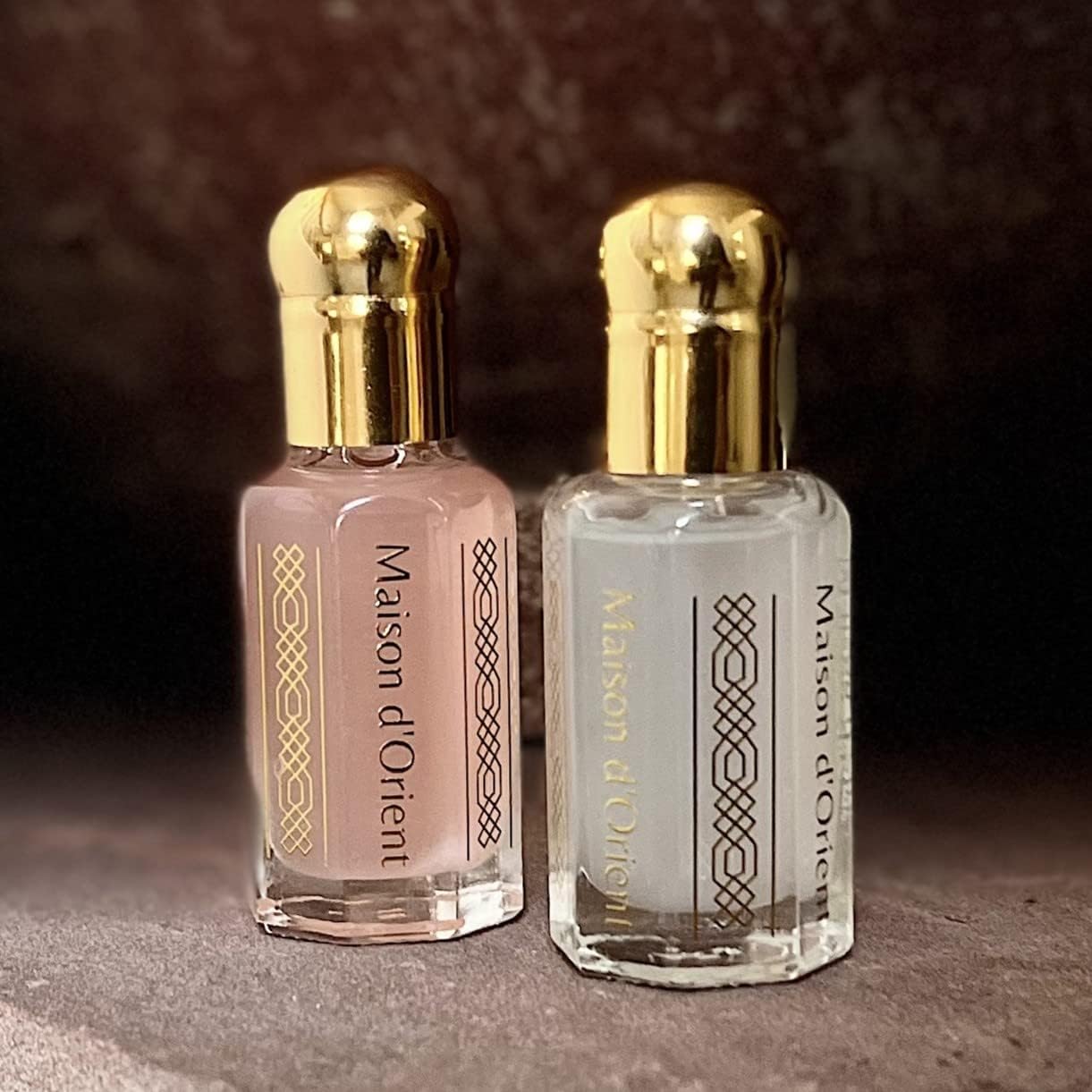 Maison d'Orient Tahara Collection 2x6mL – Pink Musk & White Musk Body Oil Perfume for Women