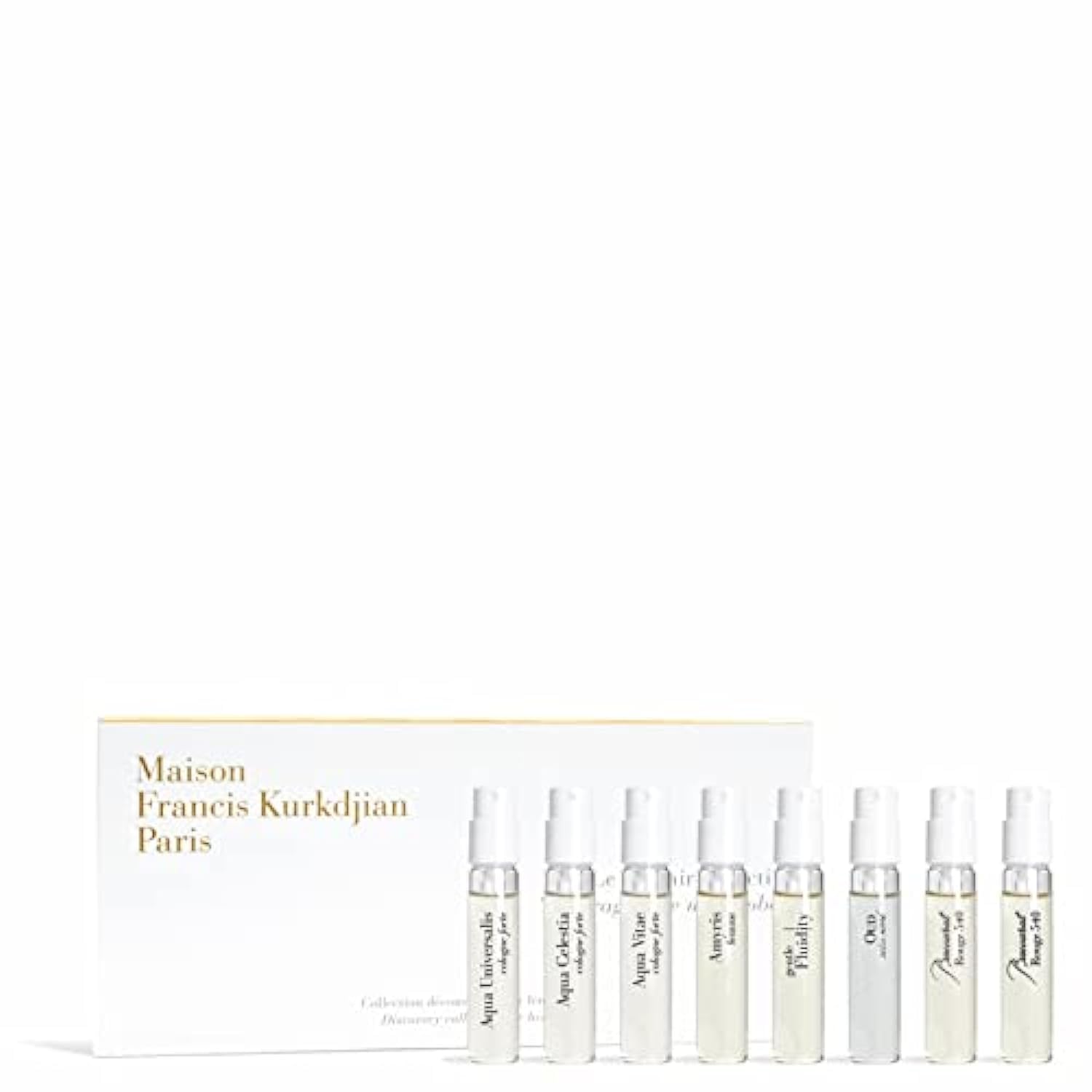 Maison Francis Kurkdjian Discovery Collection For Her – 8 x 0.06 Fl Oz Fragrance Set