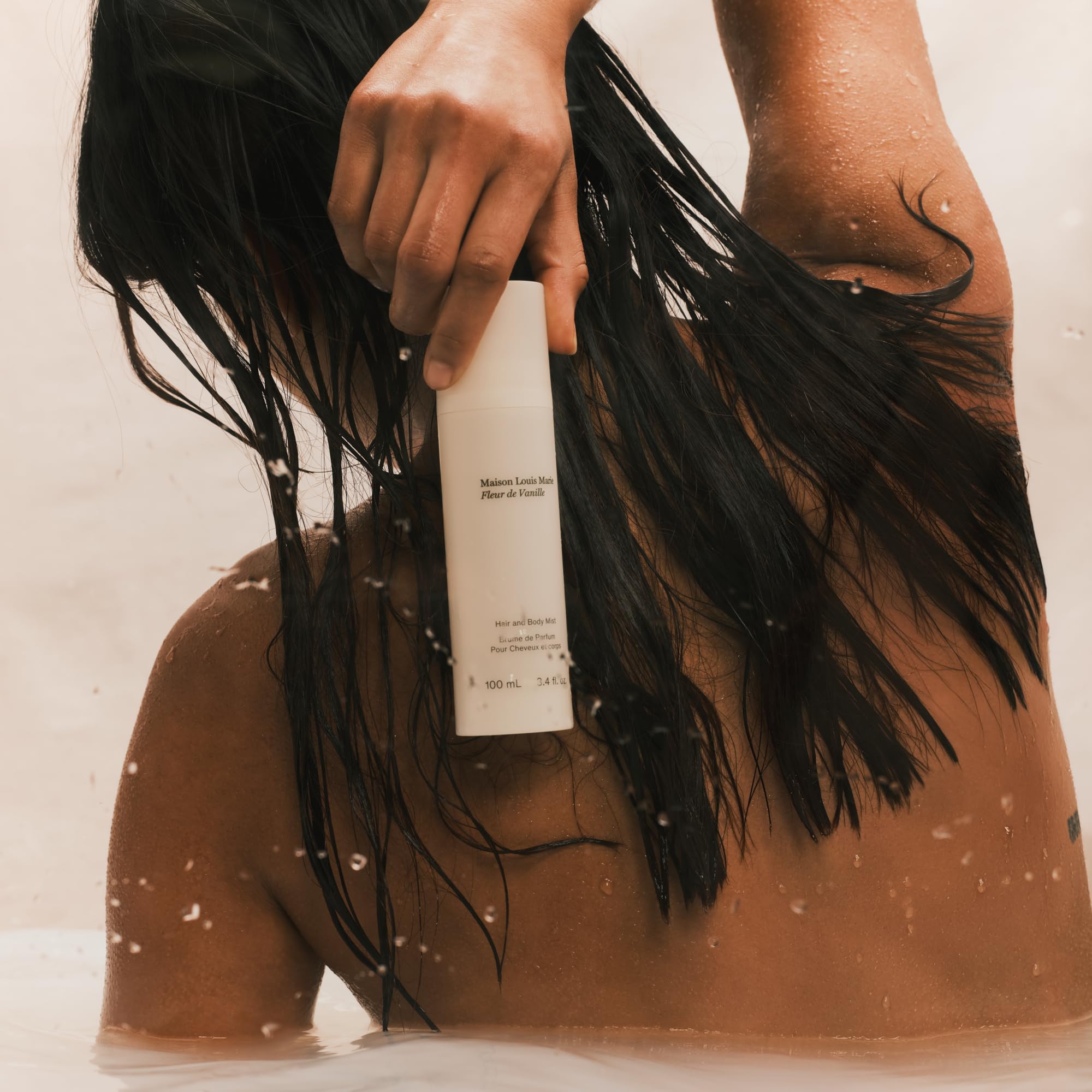 Maison Louis Marie Fleur de Vanille Hair & Body Mist – Alcohol-Free, Hair Safe, Luxury Clean Beauty (100mL)