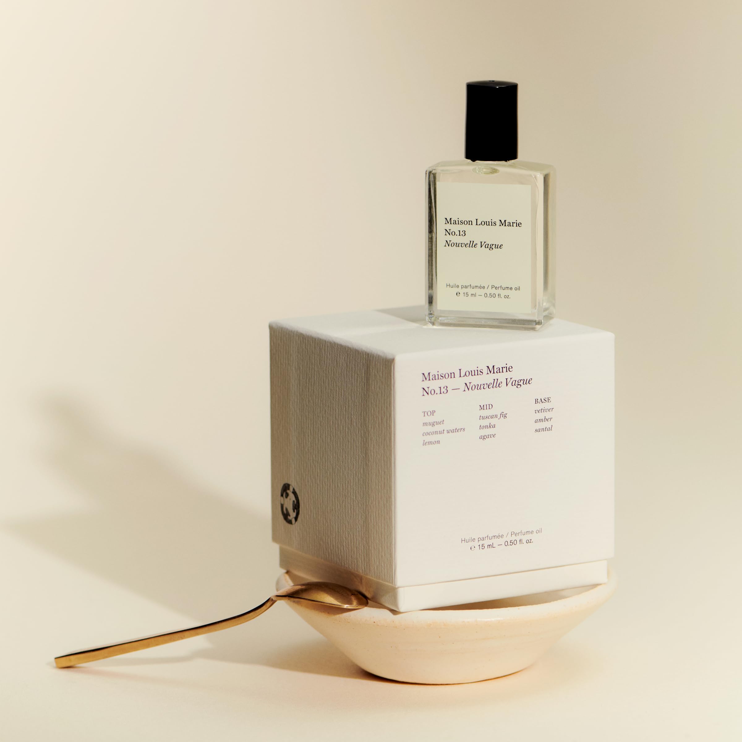 Maison Louis Marie No.13 Nouvelle Vague Roll-On Perfume Oil | Luxury Clean Beauty + Non-Toxic Fragrance