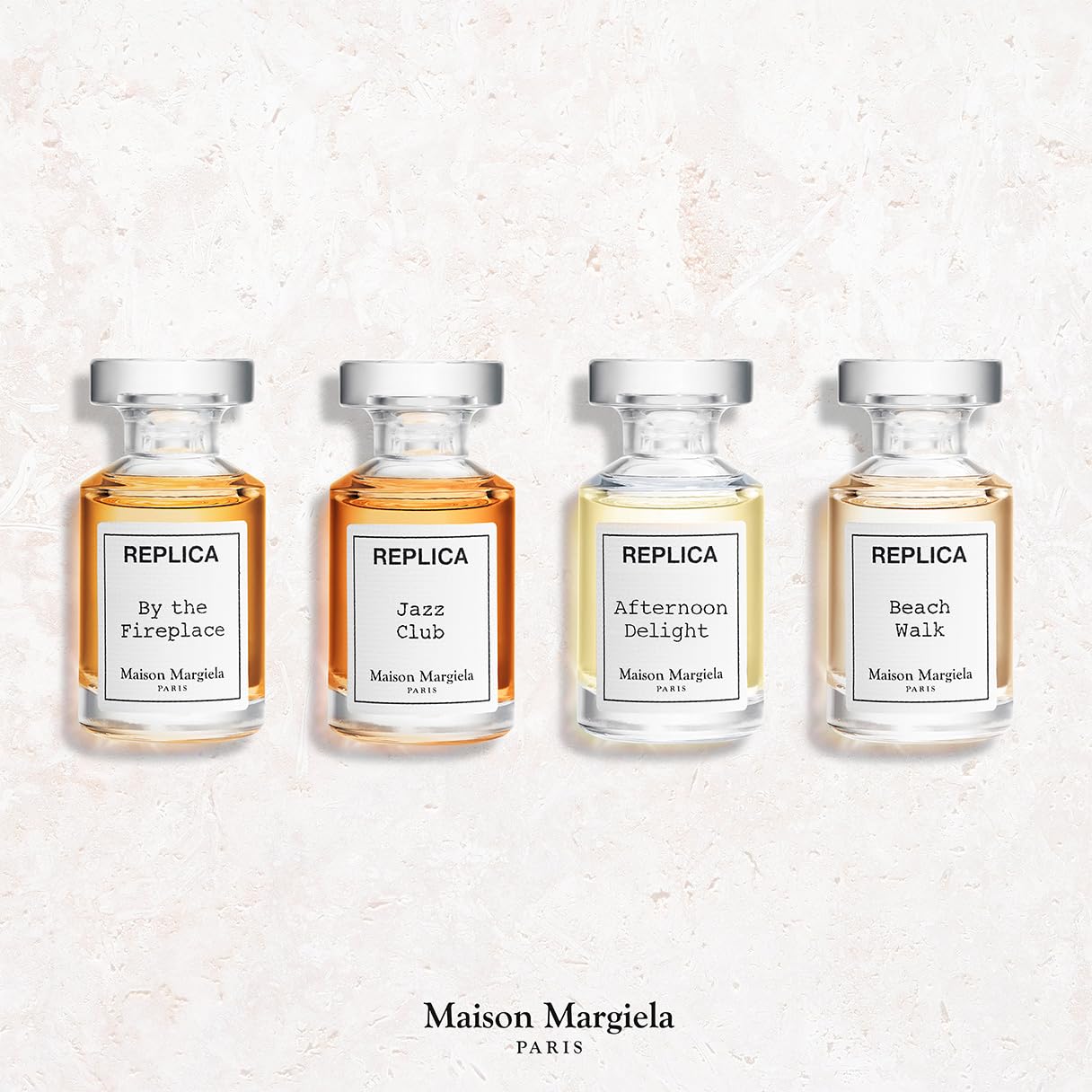 Maison Margiela Replica 4-Piece Fragrance Discovery Set – Beach Walk, Jazz Club, By the Fireplace & Afternoon Delight