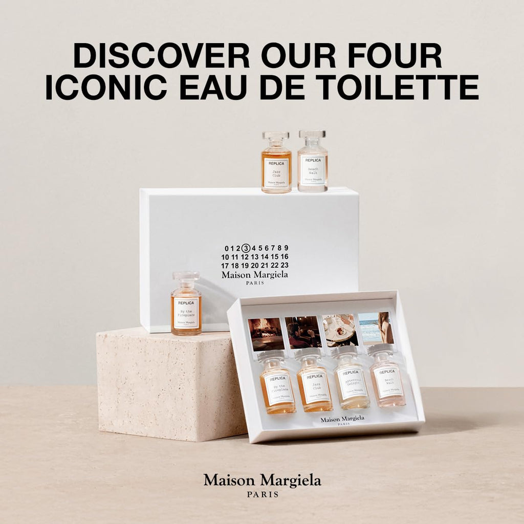 Maison Margiela Replica 4-Piece Fragrance Discovery Set – Beach Walk, Jazz Club, By the Fireplace & Afternoon Delight