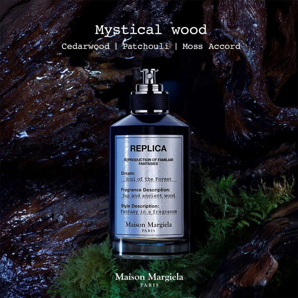 Maison Margiela Replica Soul of the Forest EDP – Woody Cedarwood & Moss, 3.4 fl oz