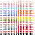 Maitys 720-Piece 30-Set Medium Square Press-On Nails – Glossy Ballerina Coffin Style