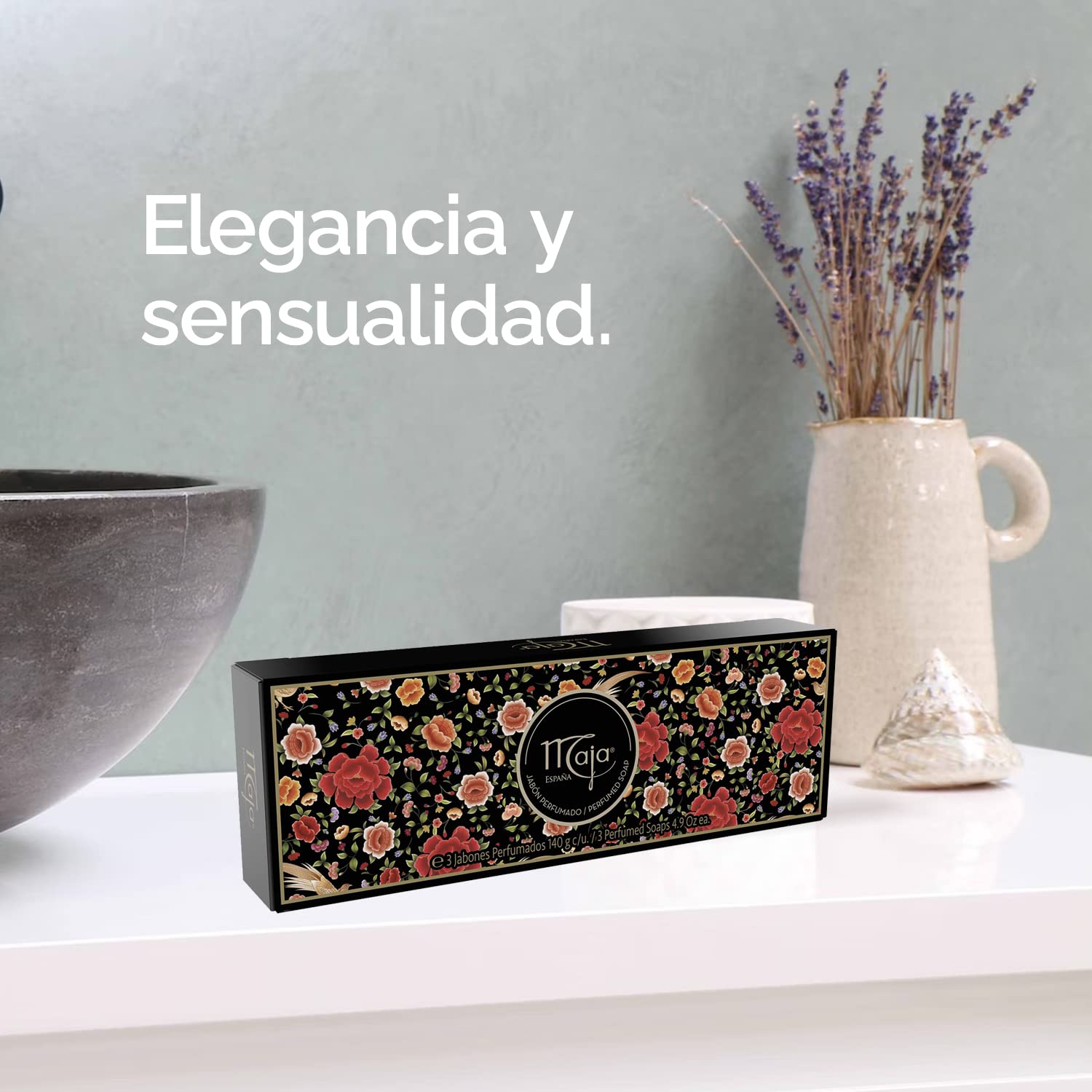 Maja by Myrurgia for Women – 3 x 4.9 oz Oriental Spice Soap Set