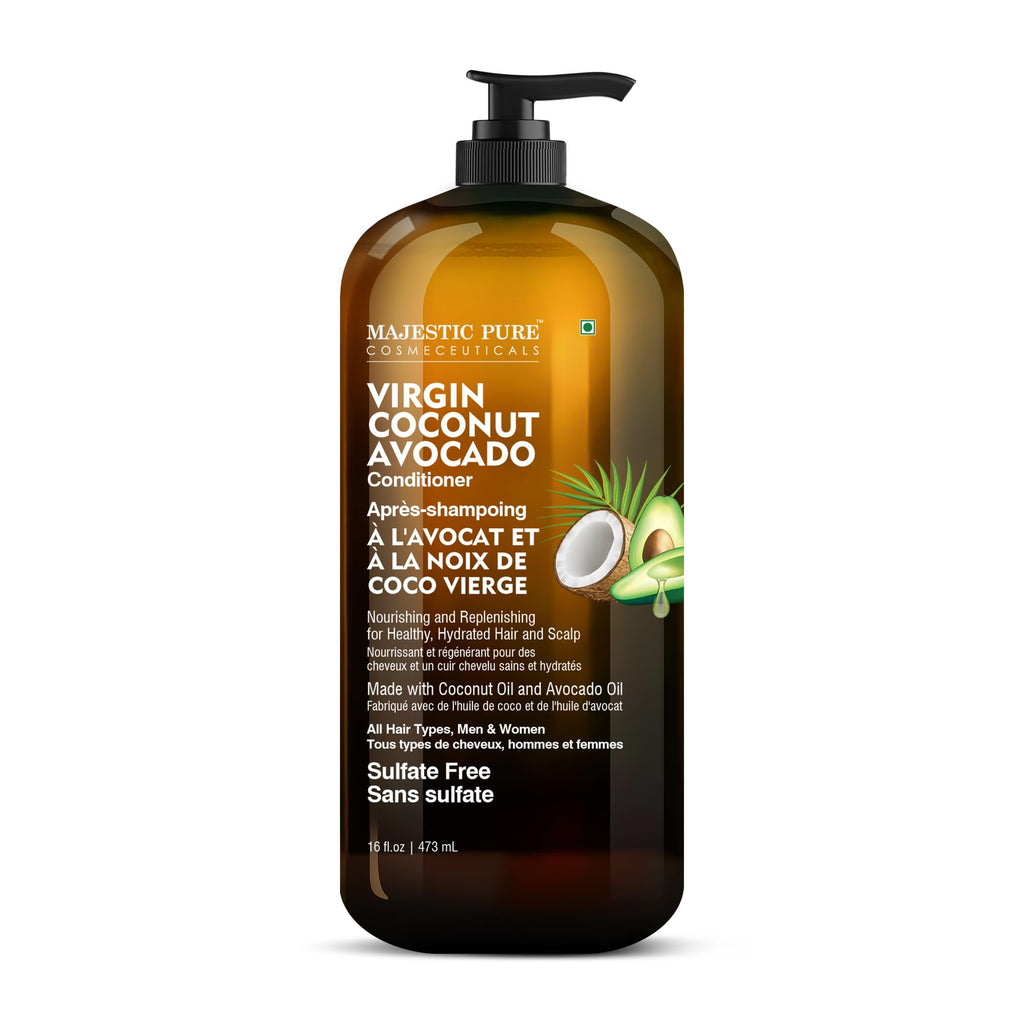 Majestic Pure Avocado Coconut Conditioner – Gentle, Vitamin-Enriched Hair Care