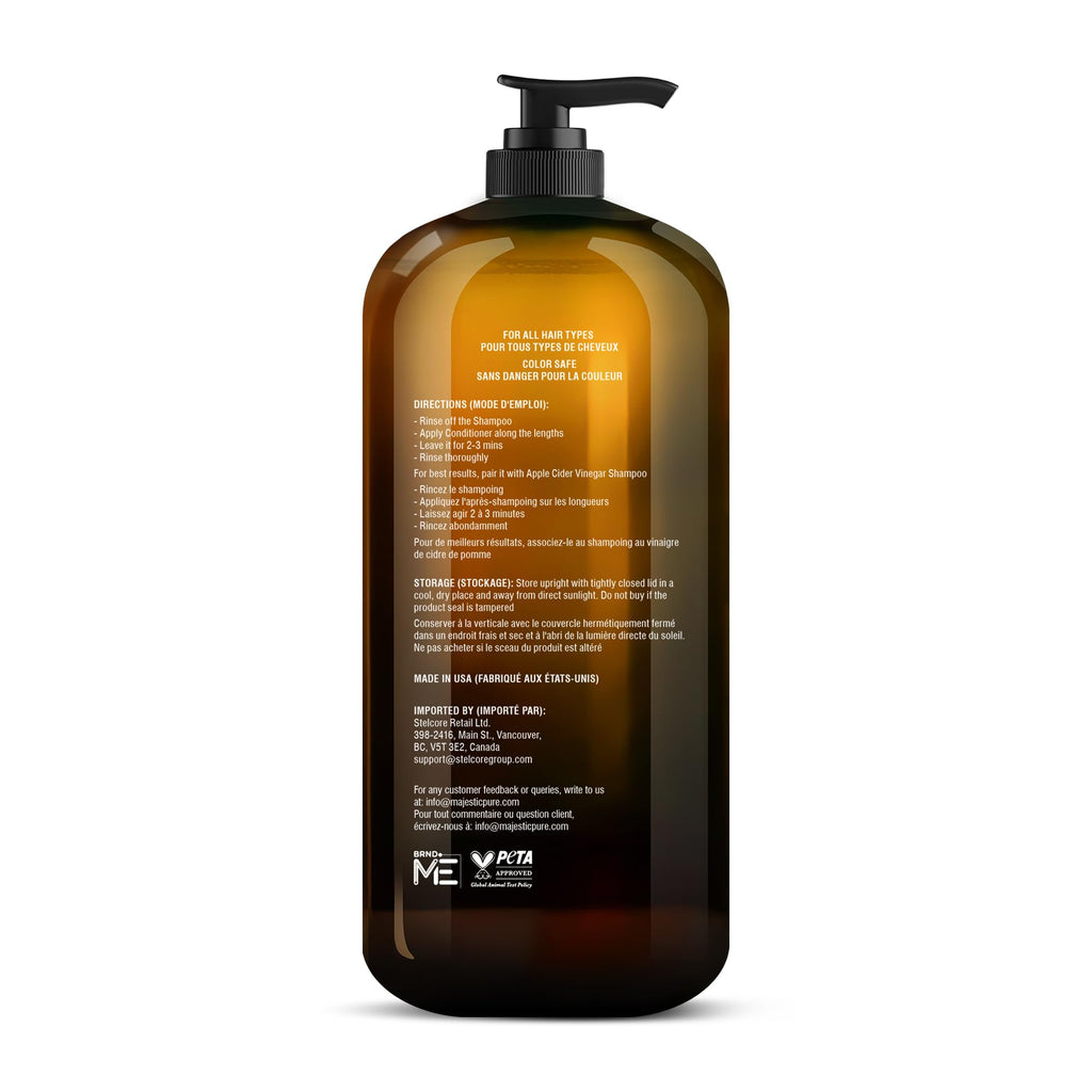 Majestic Pure Avocado Coconut Conditioner – Gentle, Vitamin-Enriched Hair Care