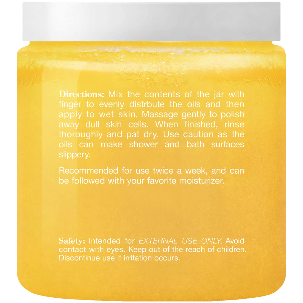 Majestic Pure Sweet Orange Body Scrub – Exfoliating Skin Care (10 oz)