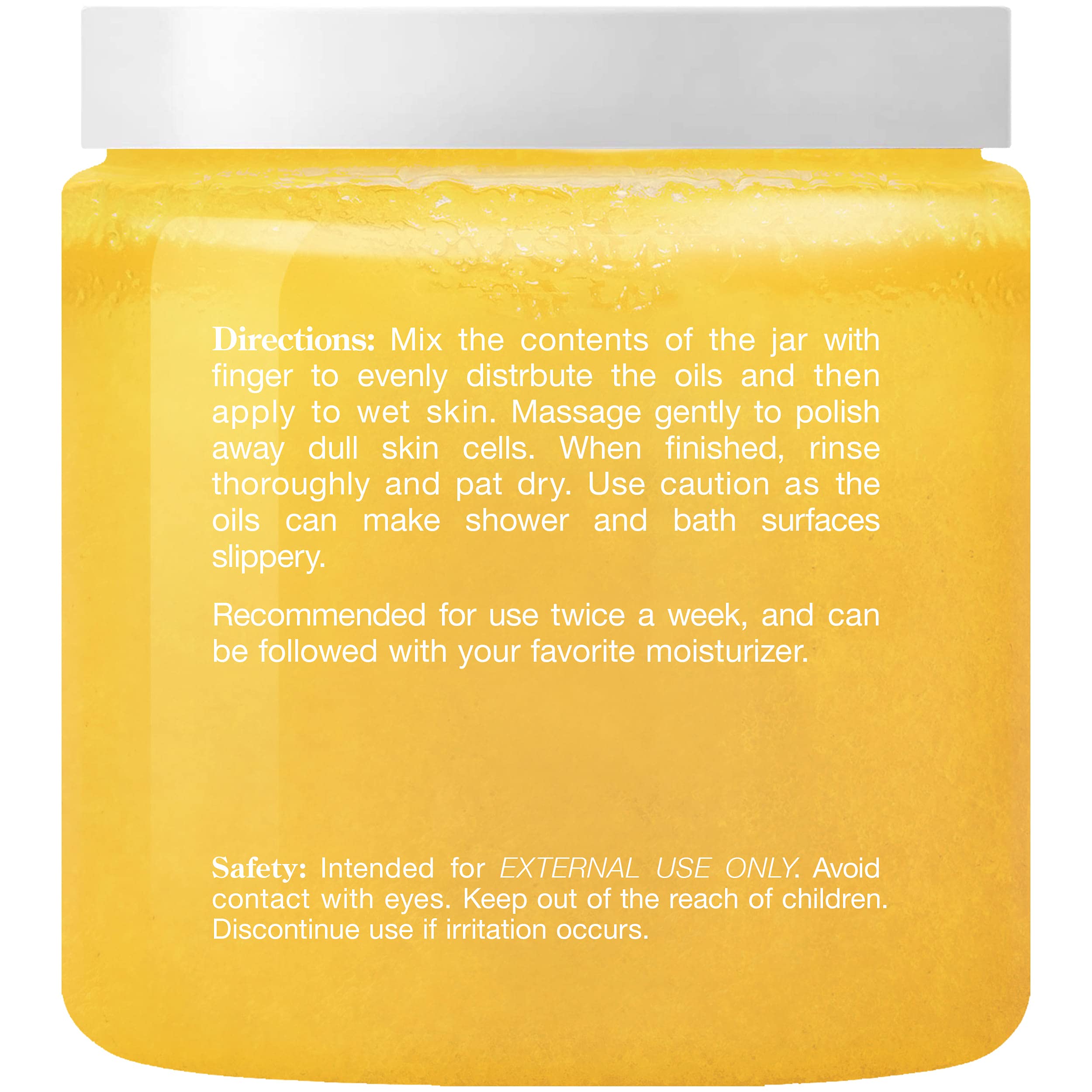 Majestic Pure Sweet Orange Body Scrub – Exfoliating Skin Care (10 oz)