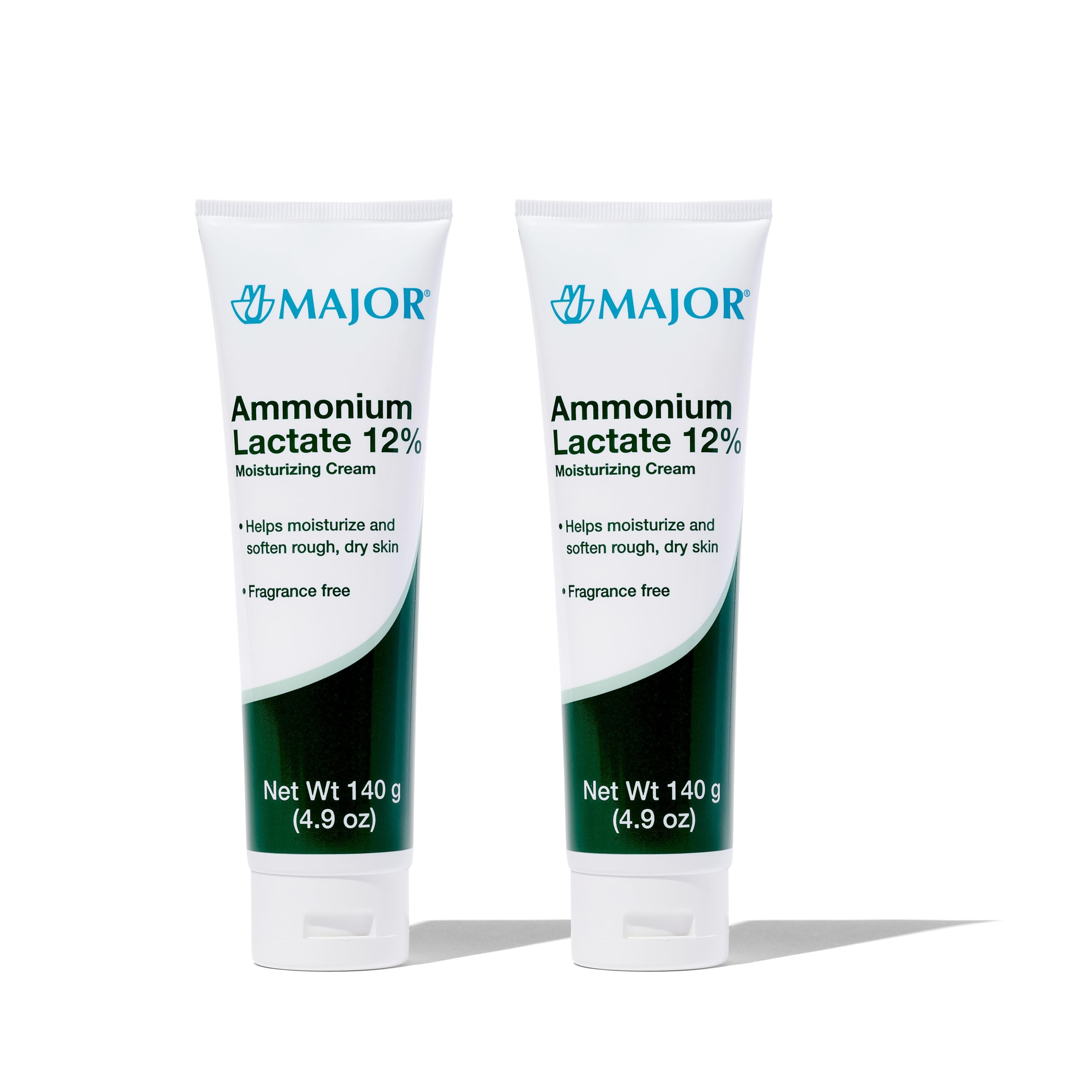 MAJOR Ammonium Lactate 12% Moisturizing Cream – Fragrance-Free Hydration (2 Pack, 4.9 oz)