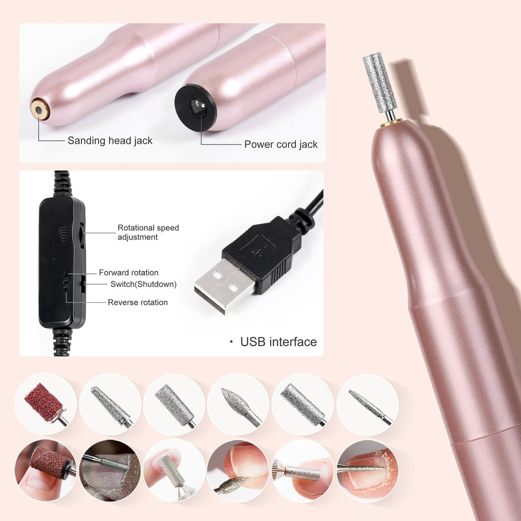 Major Dijit Gel Nail Kit - Beginner DIY Gel Nails with Drill & UV Lamp
