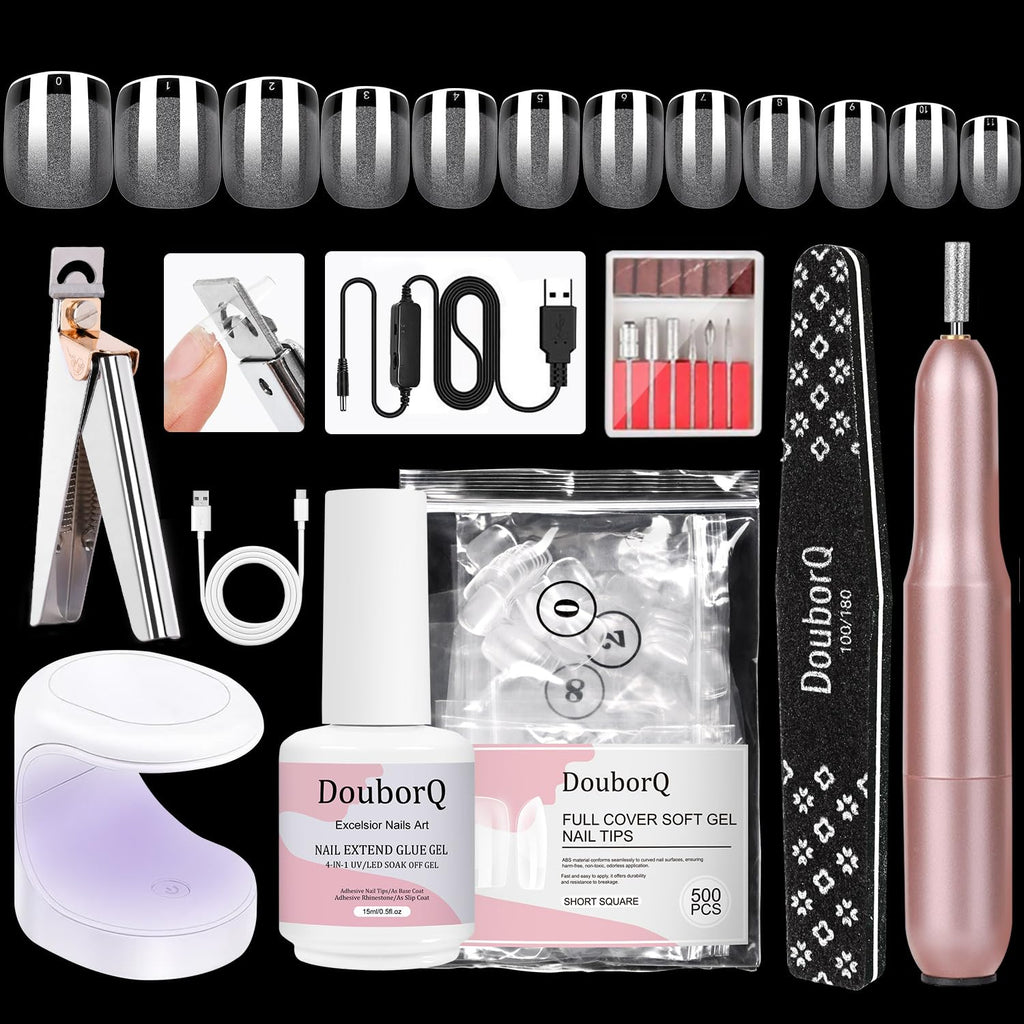 Major Dijit Gel Nail Kit - Beginner DIY Gel Nails with Drill & UV Lamp