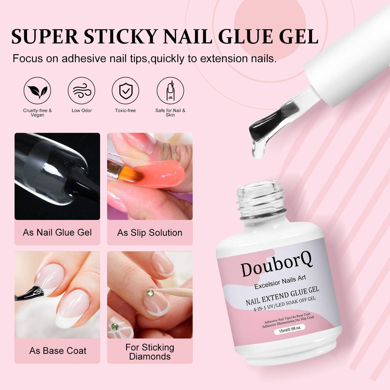 Major Dijit Gel Nail Kit - Beginner DIY Gel Nails with Drill & UV Lamp