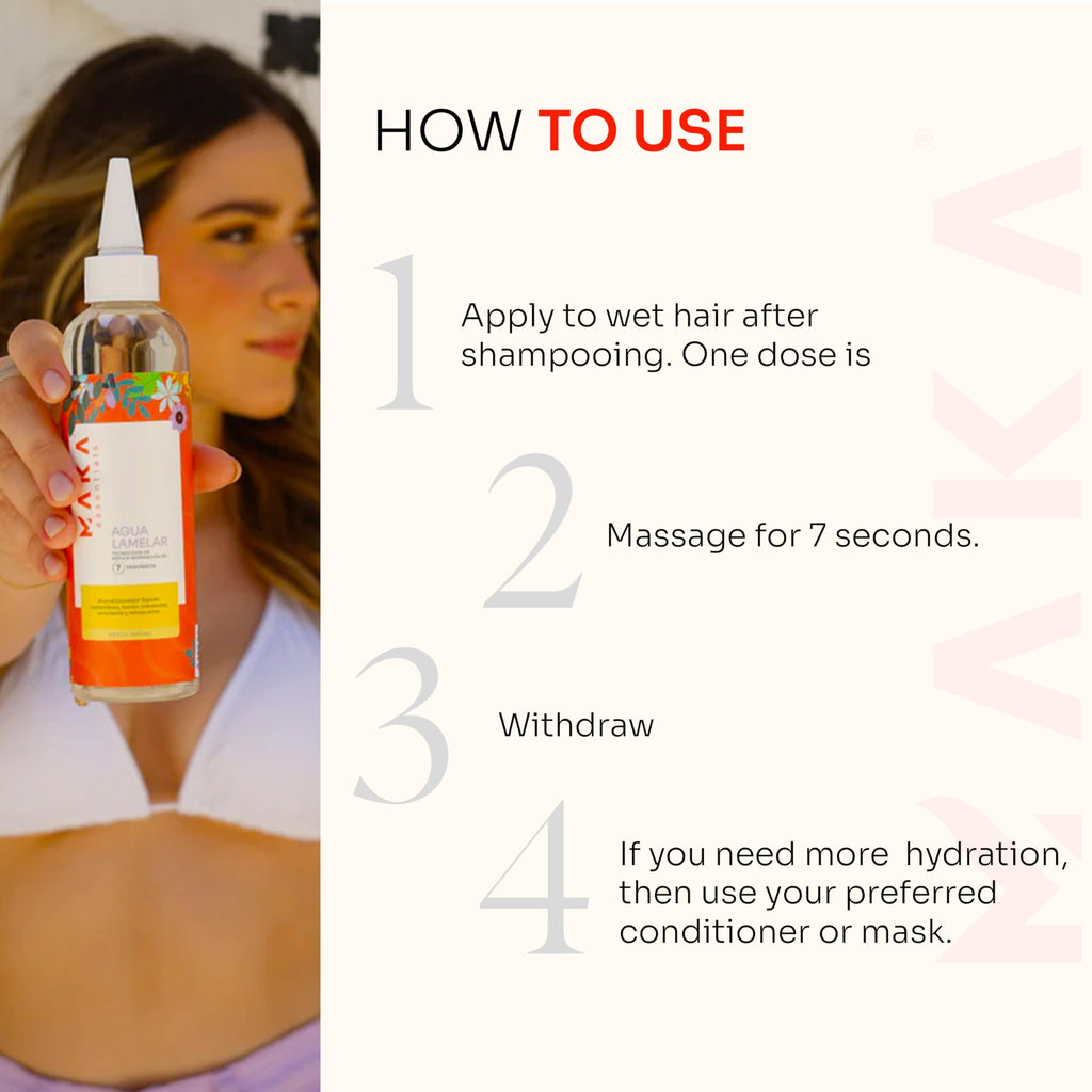 MAKA Essentials Lamellar Water Conditioner – 8 Oz for Instant Smooth, Soft Hair