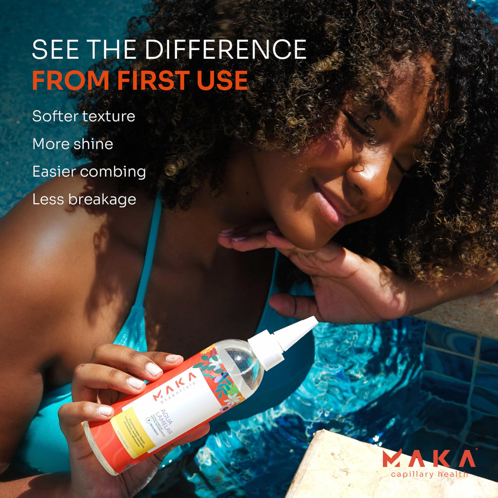 MAKA Essentials Lamellar Water Conditioner – 8 Oz for Instant Smooth, Soft Hair