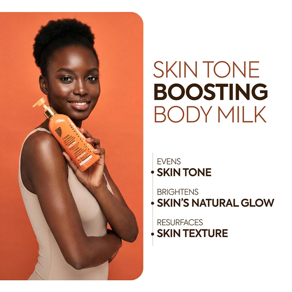 MAKARI Extreme Active Intense Carrot & Argan Oil Body Milk – Tone & Illuminate, 16.8 oz