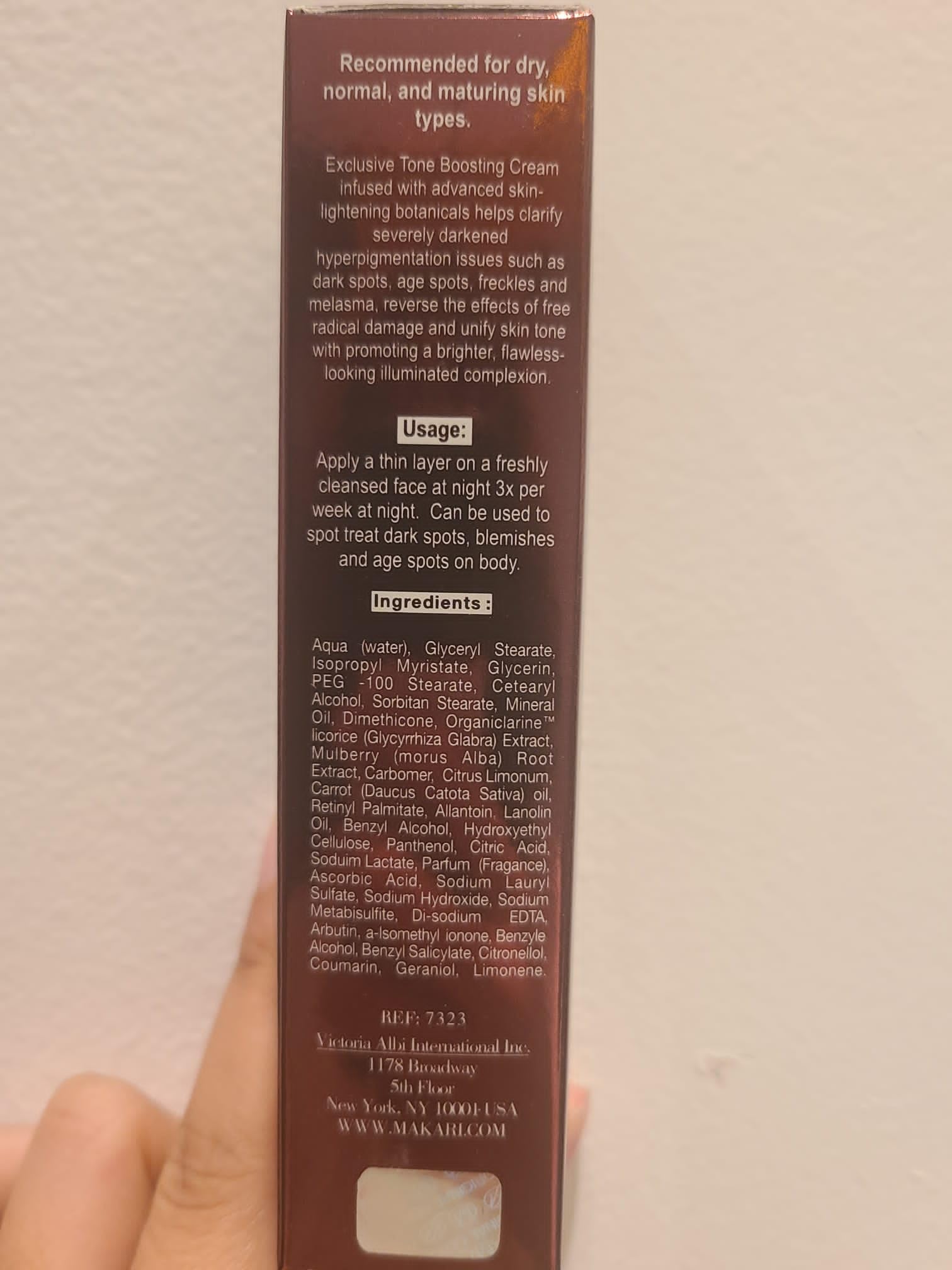 MAKARI Exclusive Active Intense Tone Boosting Face Cream (1.7 oz) | Skin-Brightening Facial Moisturizer