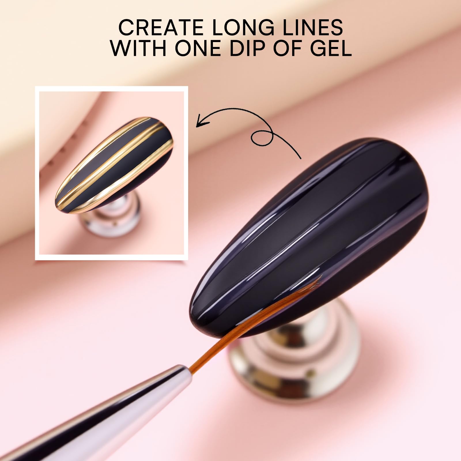 Makartt 3D Gel Nail Art & Chrome Powder Kit – Clear Sculpting Gels, No-Wipe 3D Gel, Gold & Silver Chrome