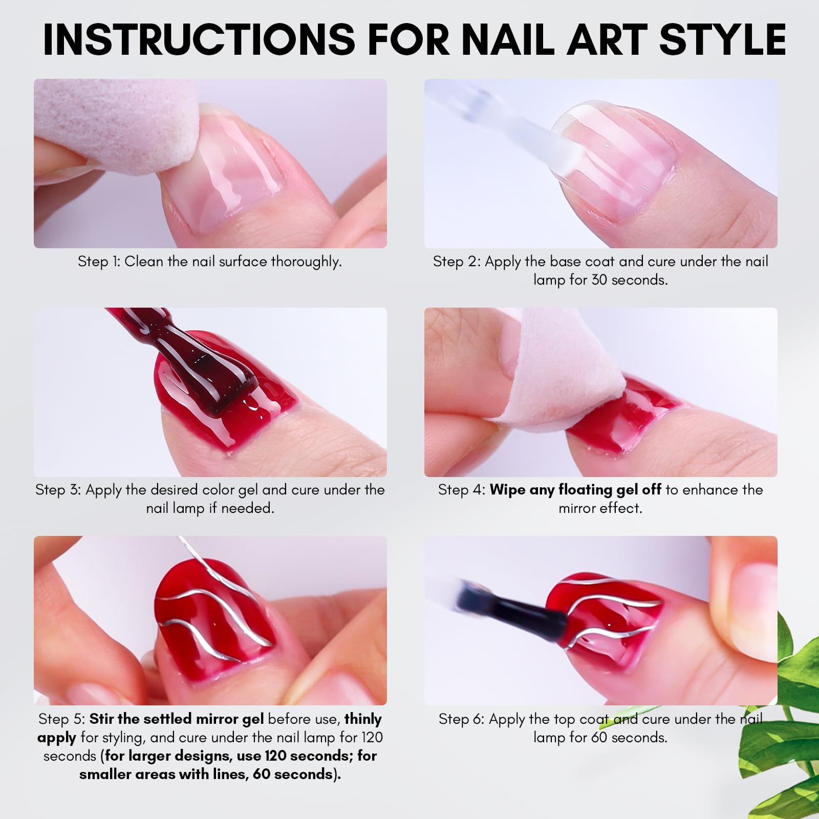 Makartt Mirror Shine Gel 8ml – Silver Chrome Nail Gel for 3D Art & French Tips