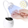 Makartt UV LED Nail Lamp Gooseneck | Cordless USB, 39mW/cm², Auto Sensor