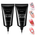 Makartt Nail Rhinestone Glue Gel Set (60g) – 2-Pack, Dual Viscosity for 3D Nail Art