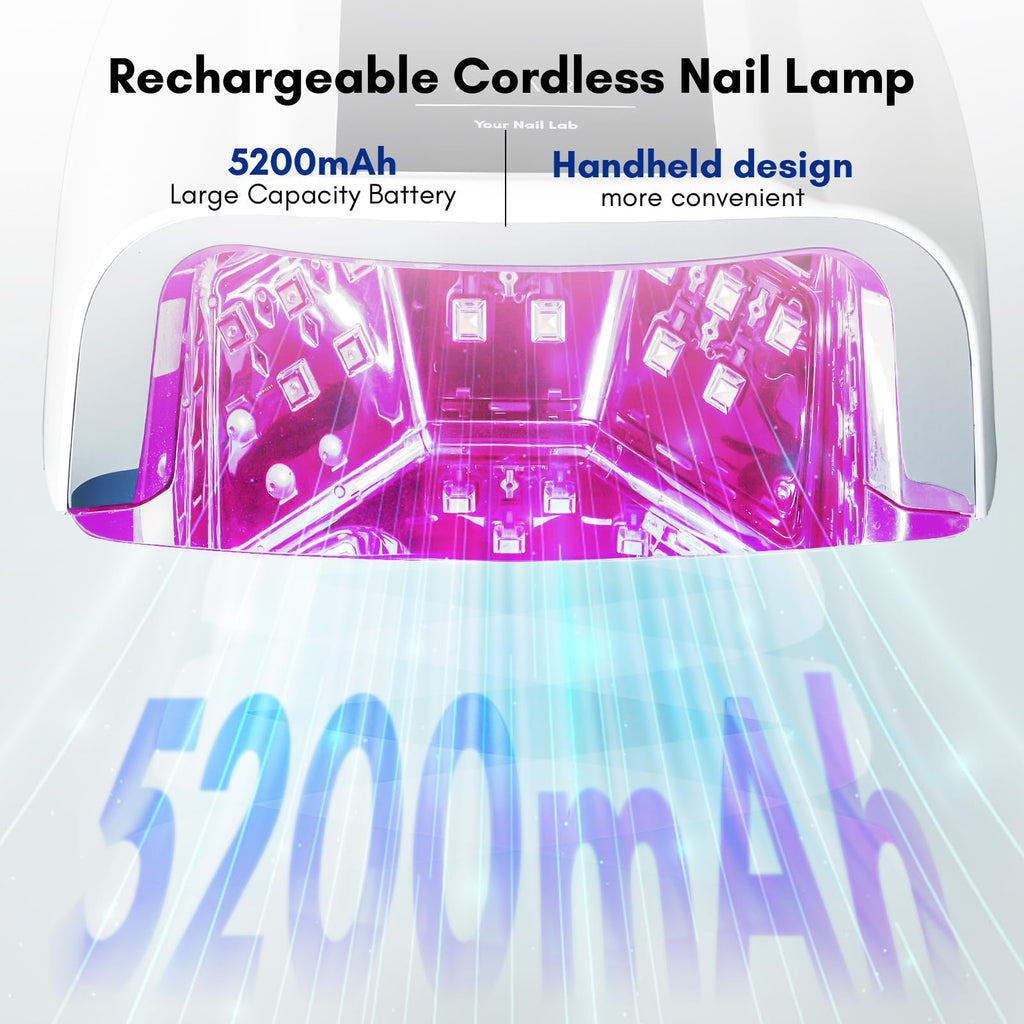 Makartt UV LED Nail Lamp – 35W Fast Curing, 42 Beads, 4 Timers, Cordless & Rechargeable