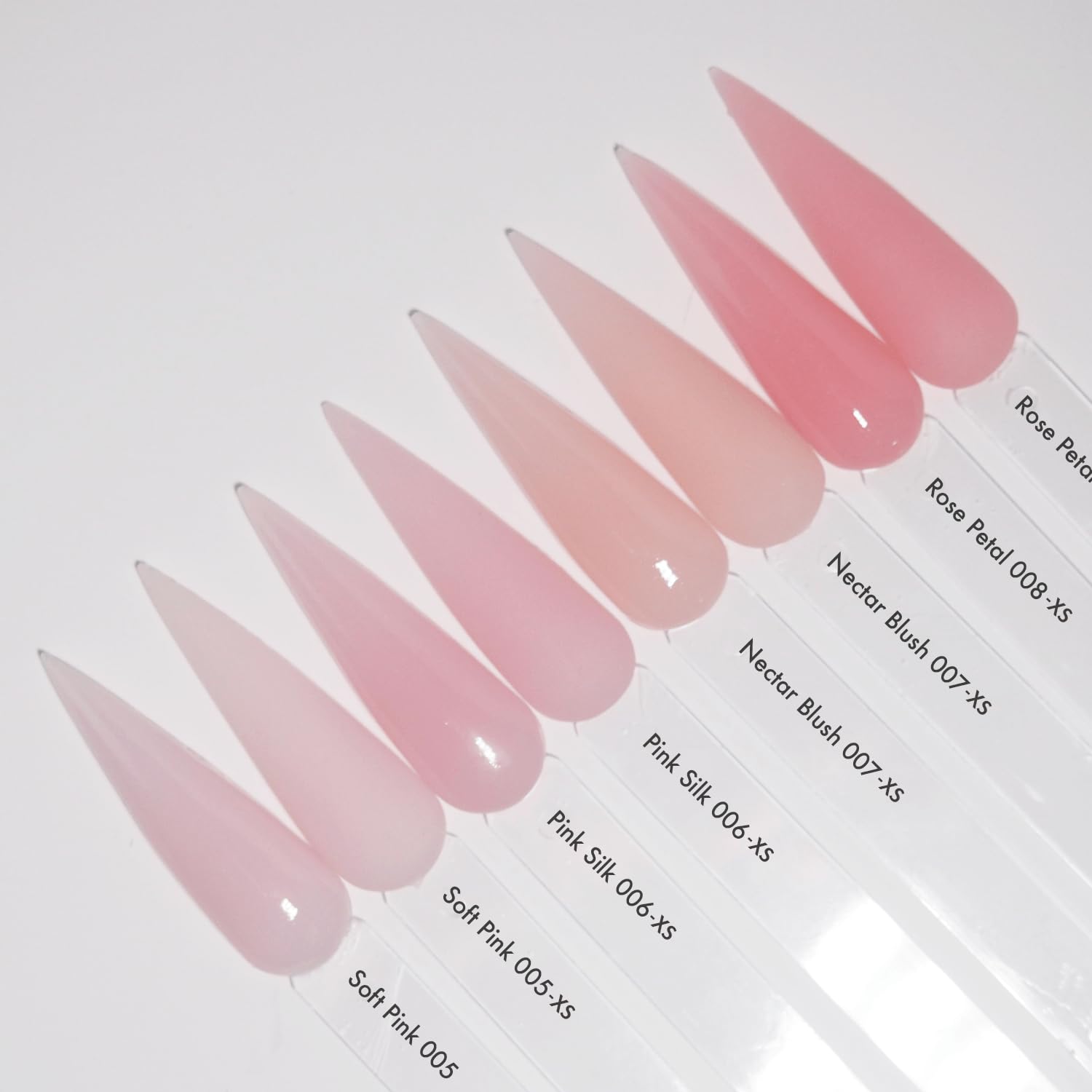 MakarttPro Acrylic Powder Set – 4 Cool-Tone Nude Powders (0.5oz each) for Nail Extensions