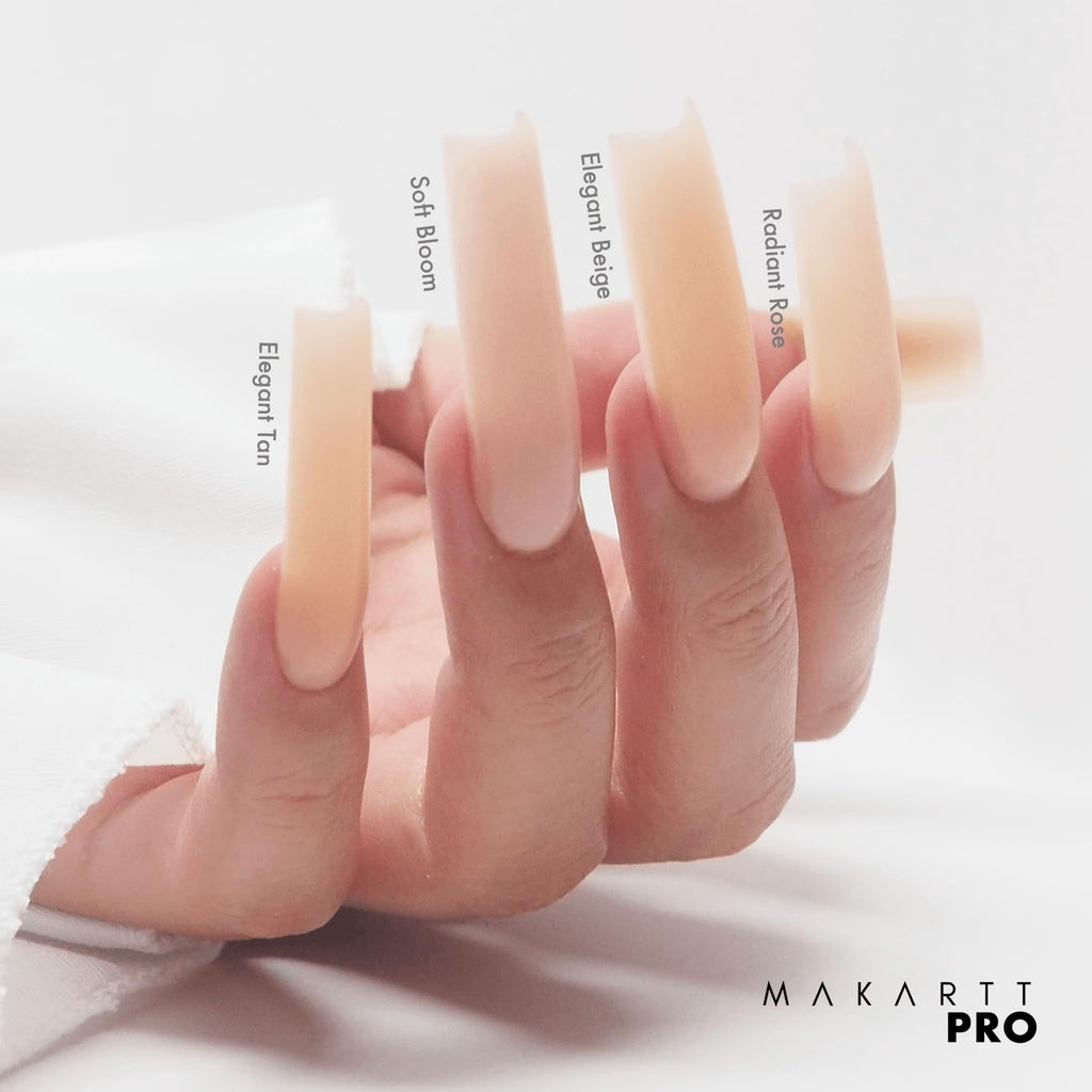 MakarttPro Acrylic Starter Kit for Beginners – Pink & Clear Powder, Kolinsky Brush, Ultra Prep & Ultra Bond