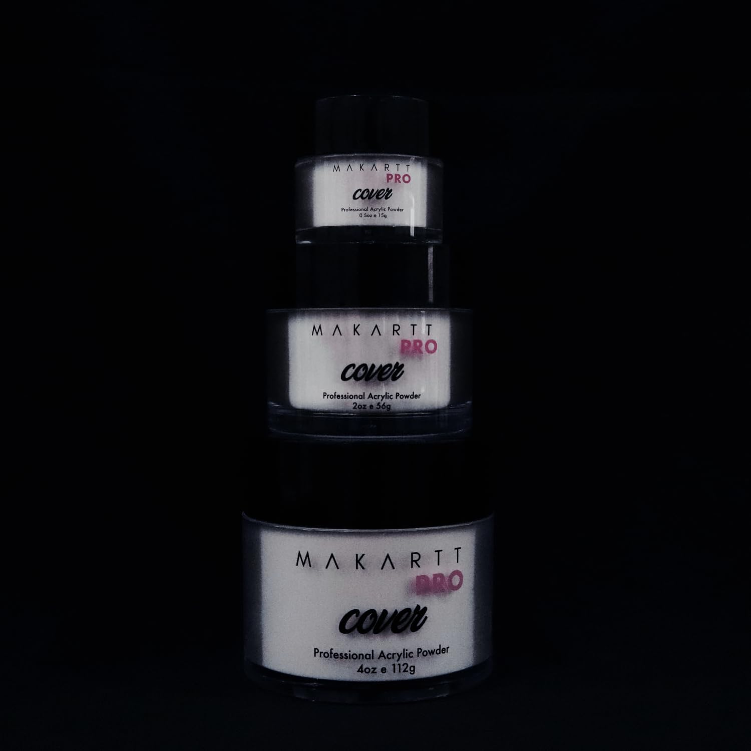 MakarttPro Acrylic Powder Creamy Almond 112g/4oz – Durable Nail Extension Cover for Pros