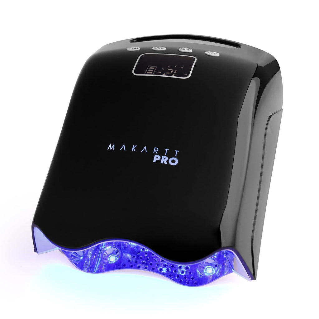 MakarttPro LuxuriaPro 98W UV LED Nail Lamp | Cordless, Rechargeable 5200mAh, 42 LEDs