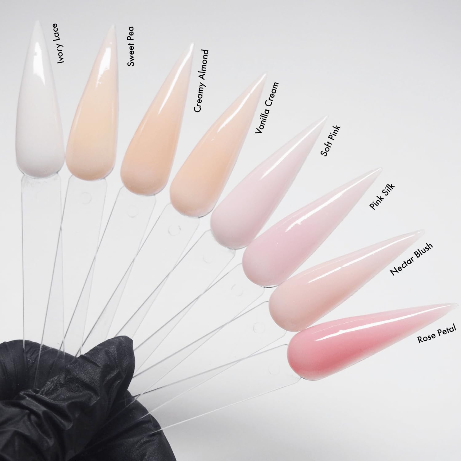 MakarttPro Cool Tone Acrylic Powder Collection – 8-Piece Nude & Pink Cover Set for Nail Technicians