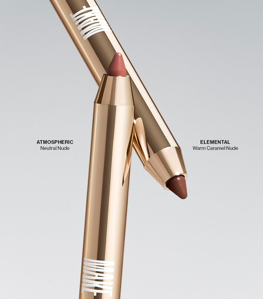 MAKE Beauty Continuum Lip Liner Elemental – Long-Lasting Velvet Matte Lip Liner